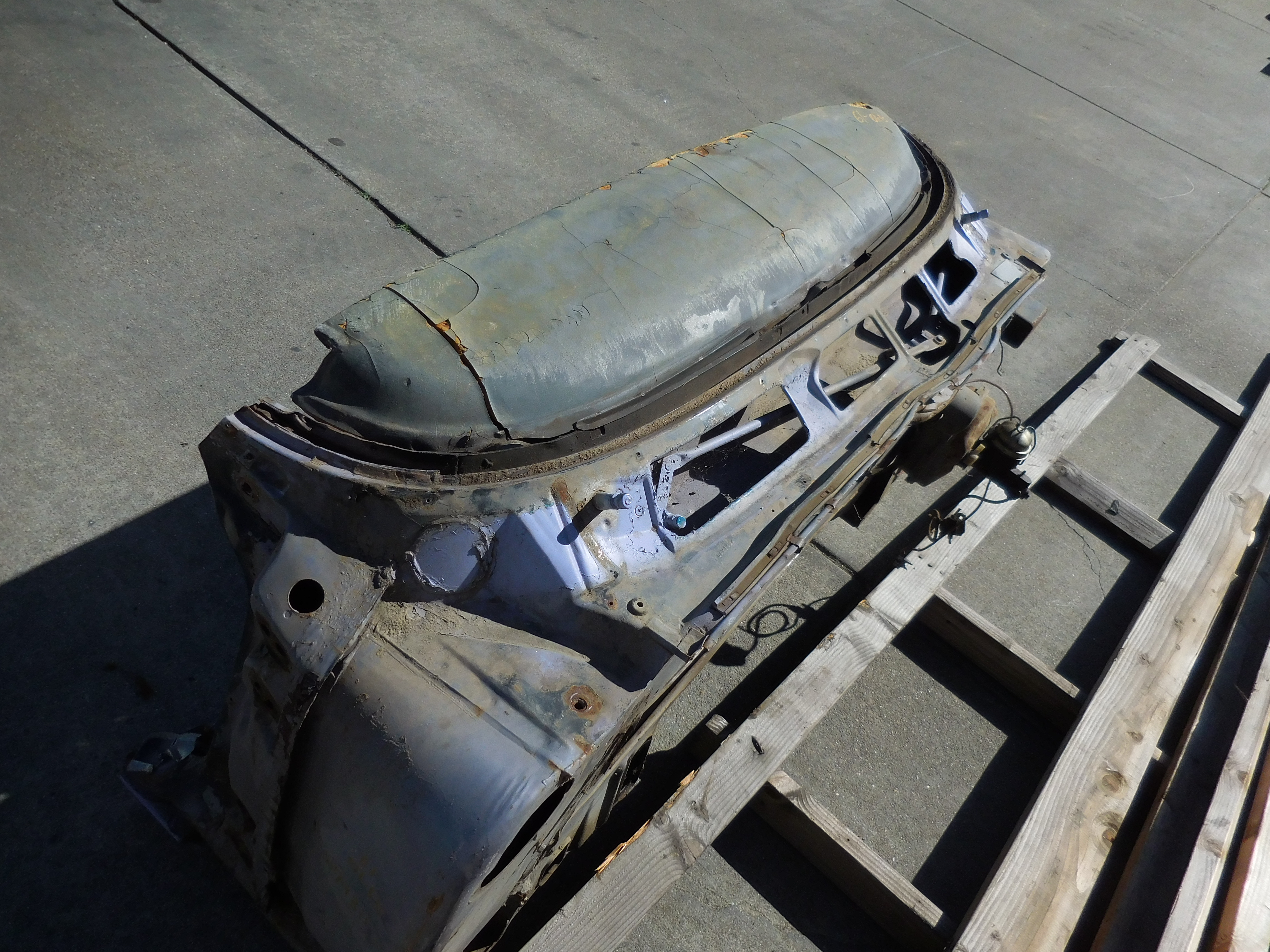 1961, Oldsmobile, Full, Size, Cowl, Section, and, Firewall, Cut,