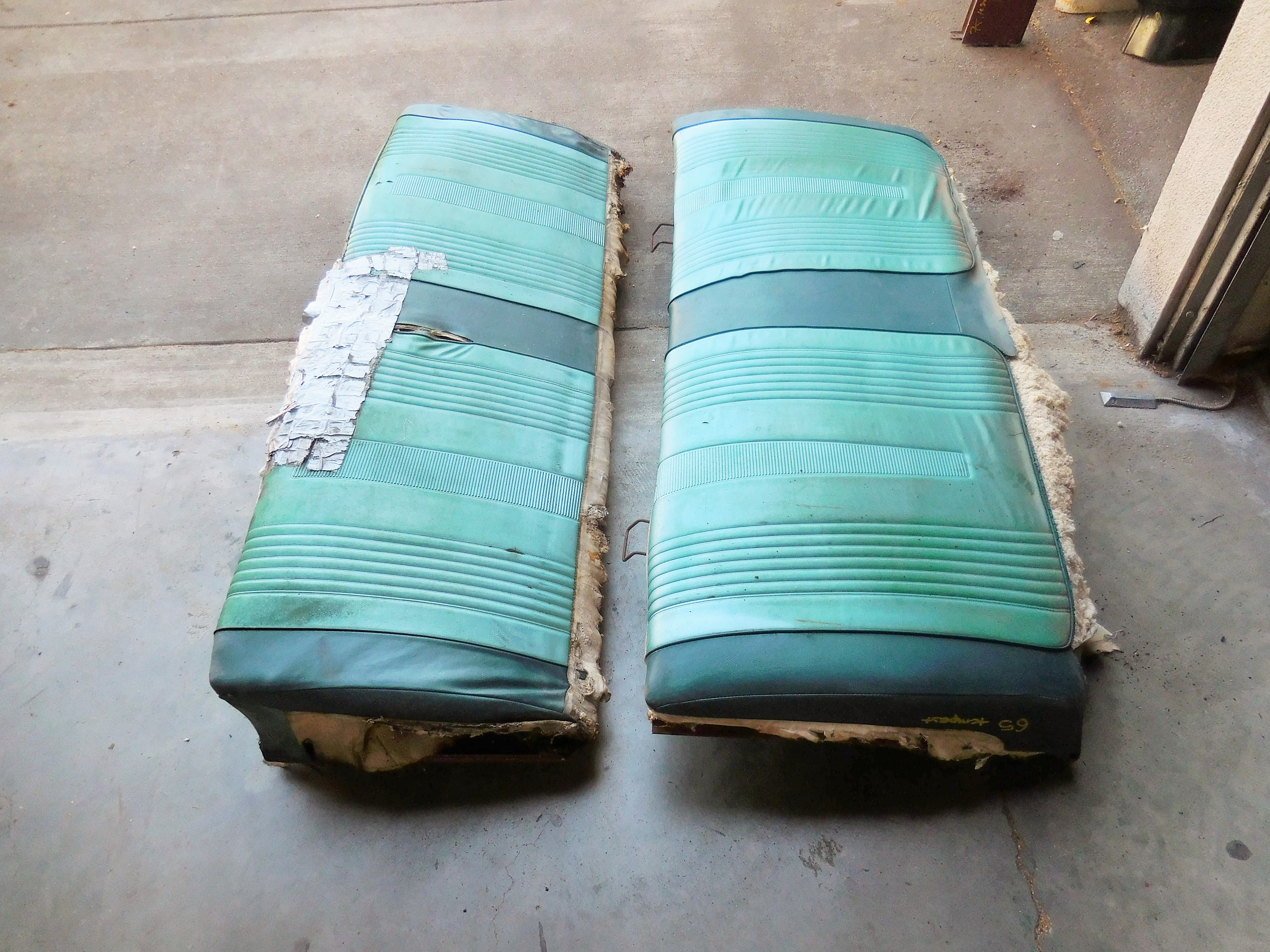 1964, 1965, Chevrolet, Chevelle, Pontiac, Lemans, Rear, Upper, and, Lower, Seats,