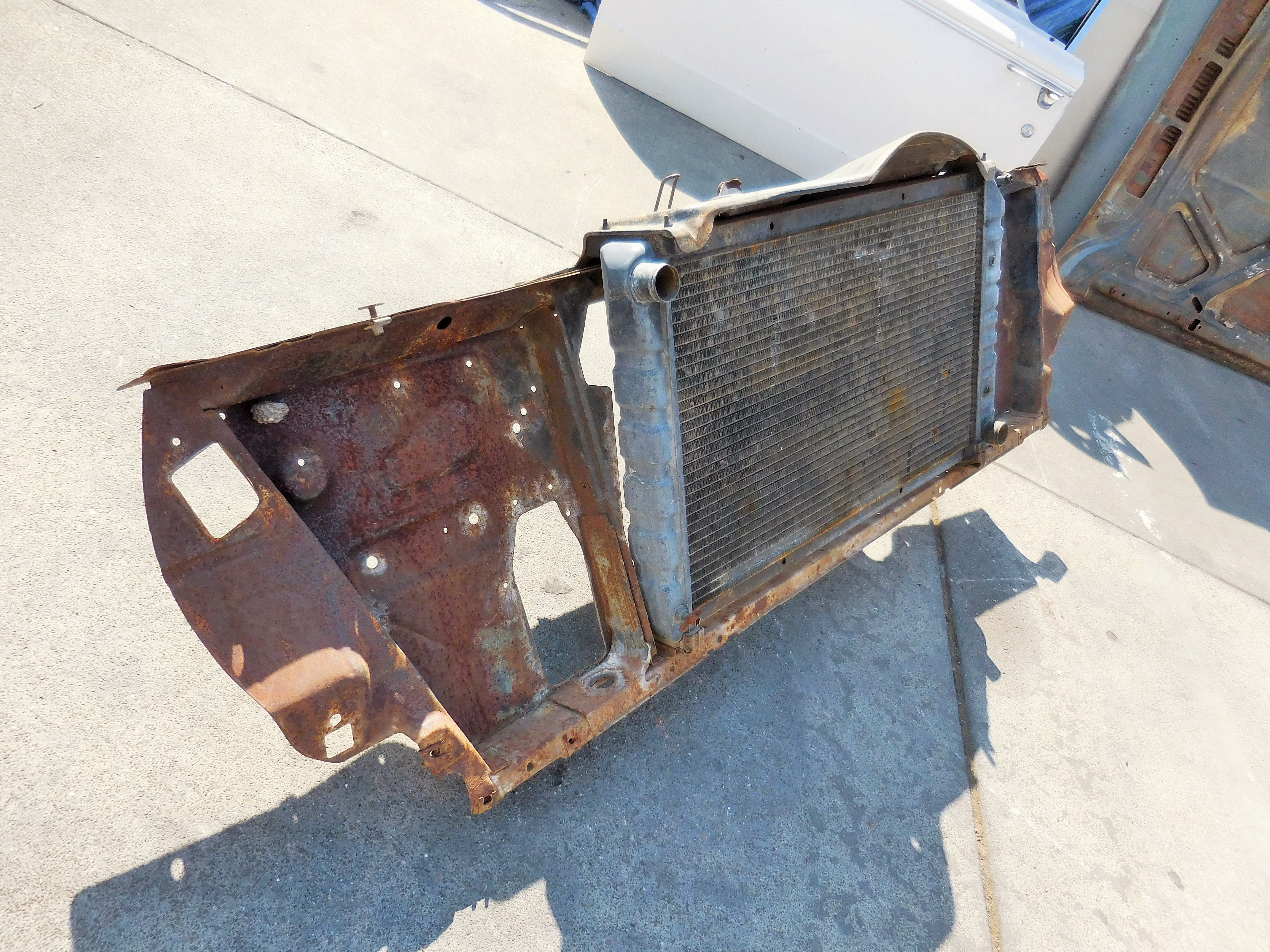 1969, Pontiac, Lemans, Radiator, Support,