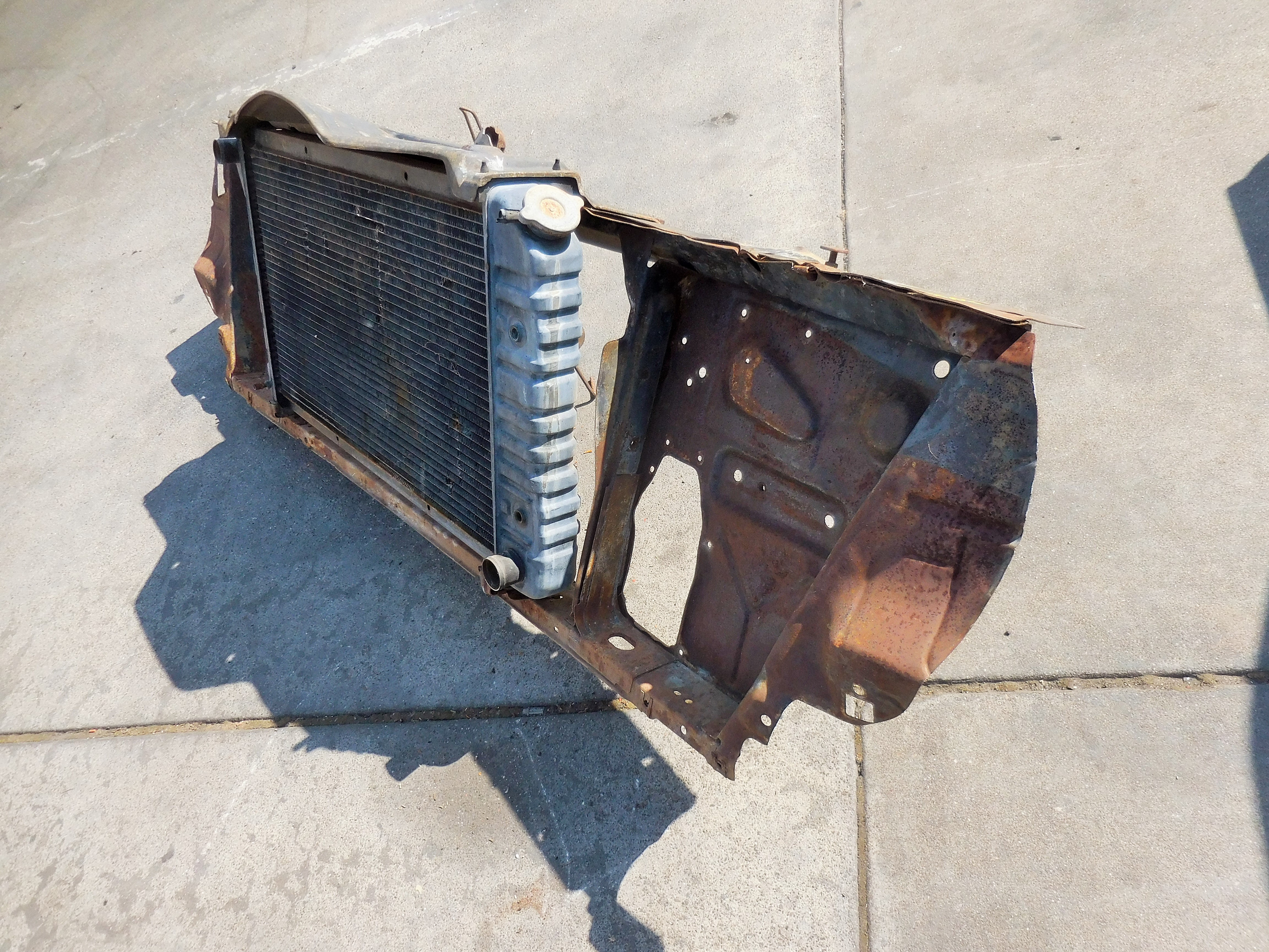 1969, Pontiac, Lemans, Radiator, Support,