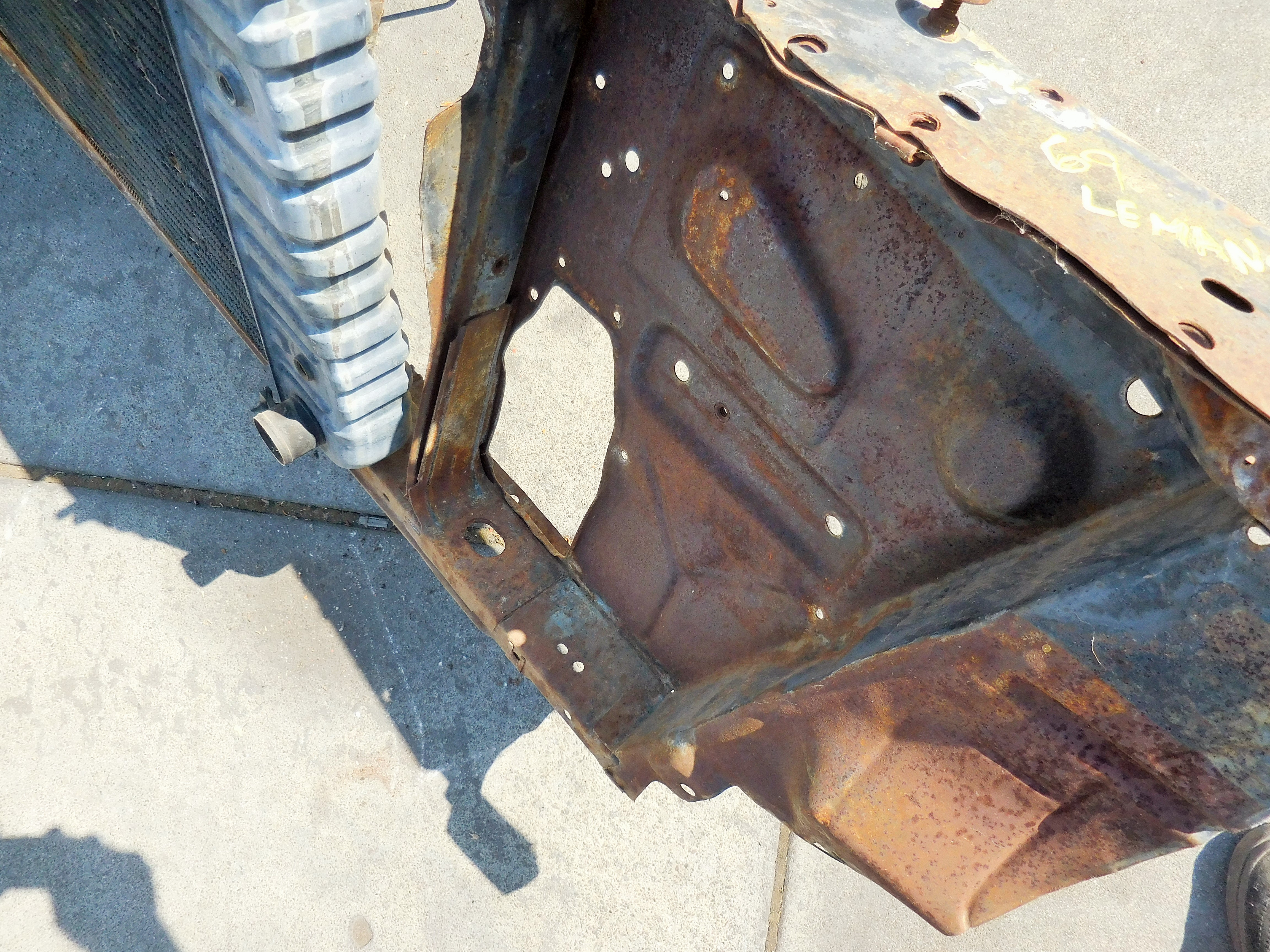 1969, Pontiac, Lemans, Radiator, Support,