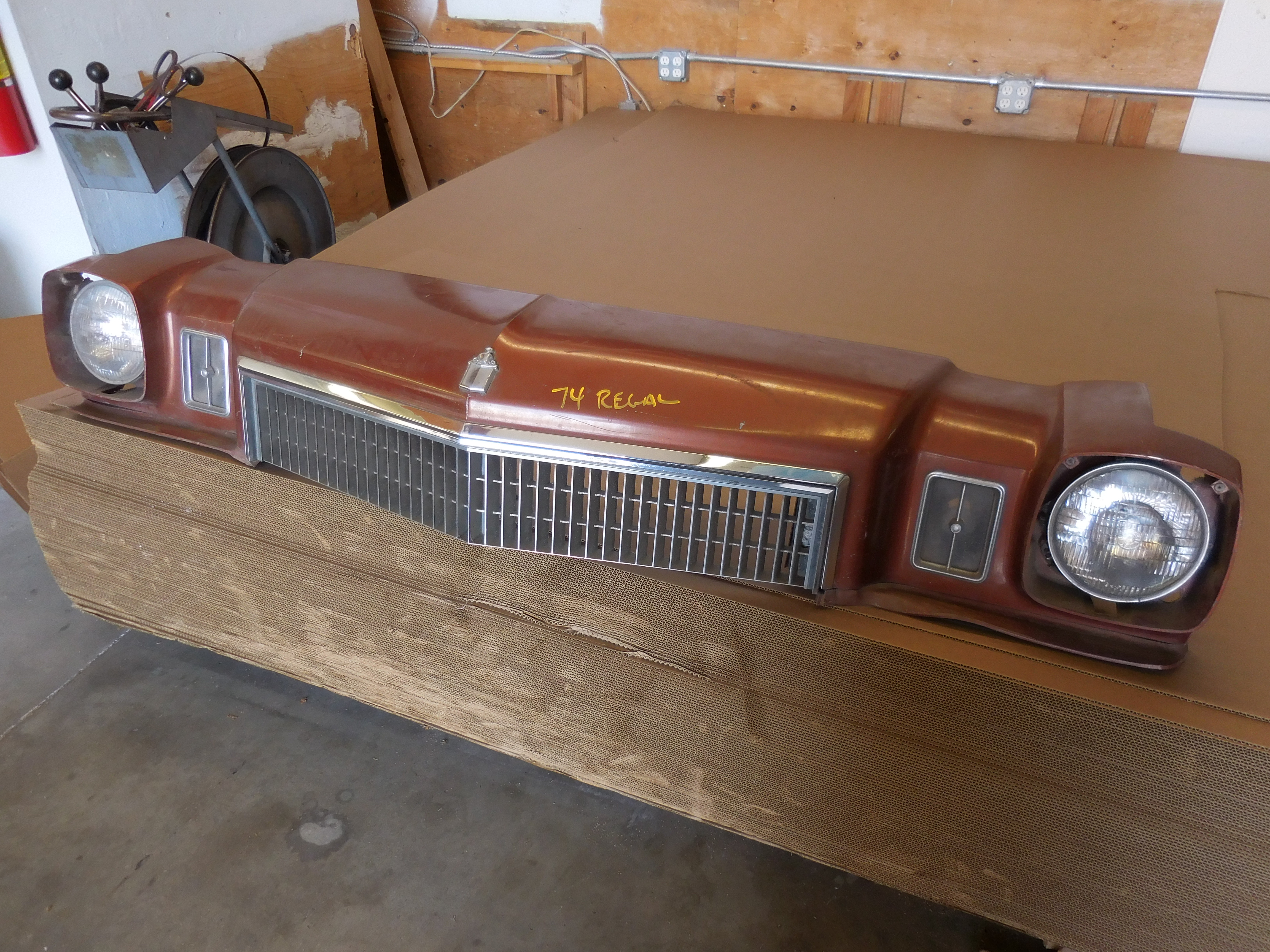 1974, Buick, Regal, Complete, Header, Panel, Assembly,