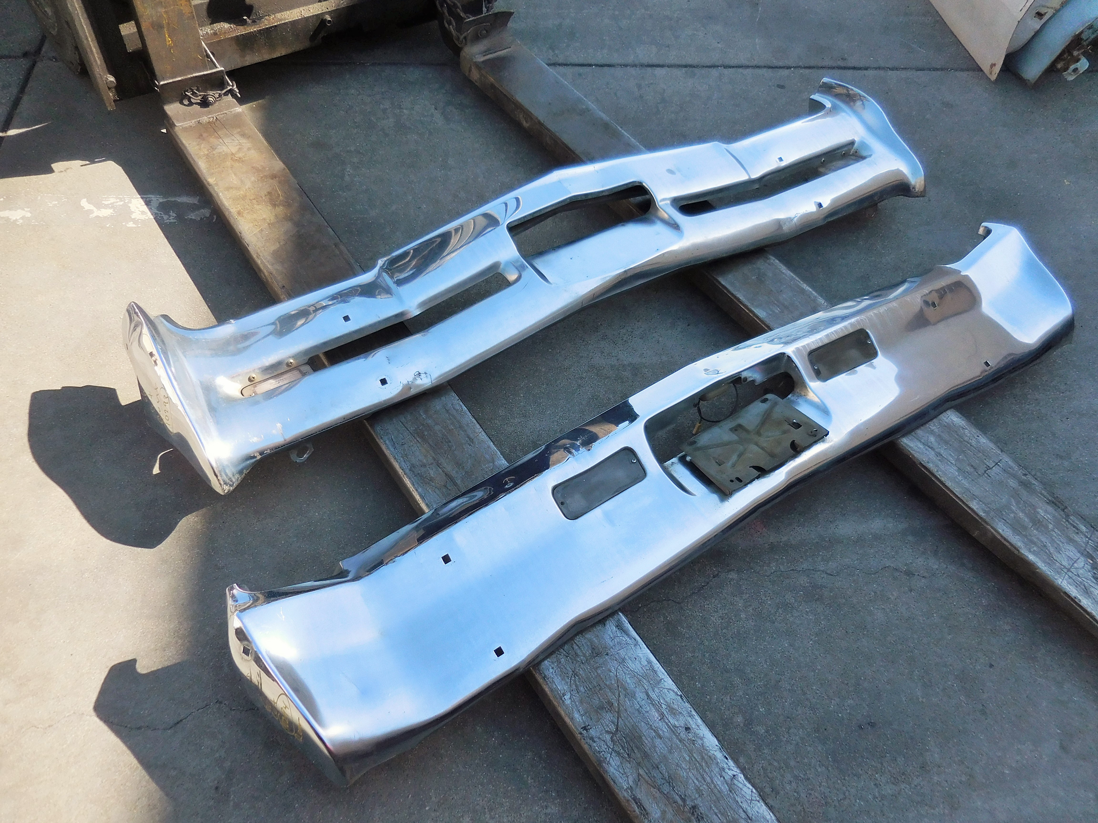1966, Oldsmobile, Cutlass, Front, and, Rear, Bumpers,bumper,