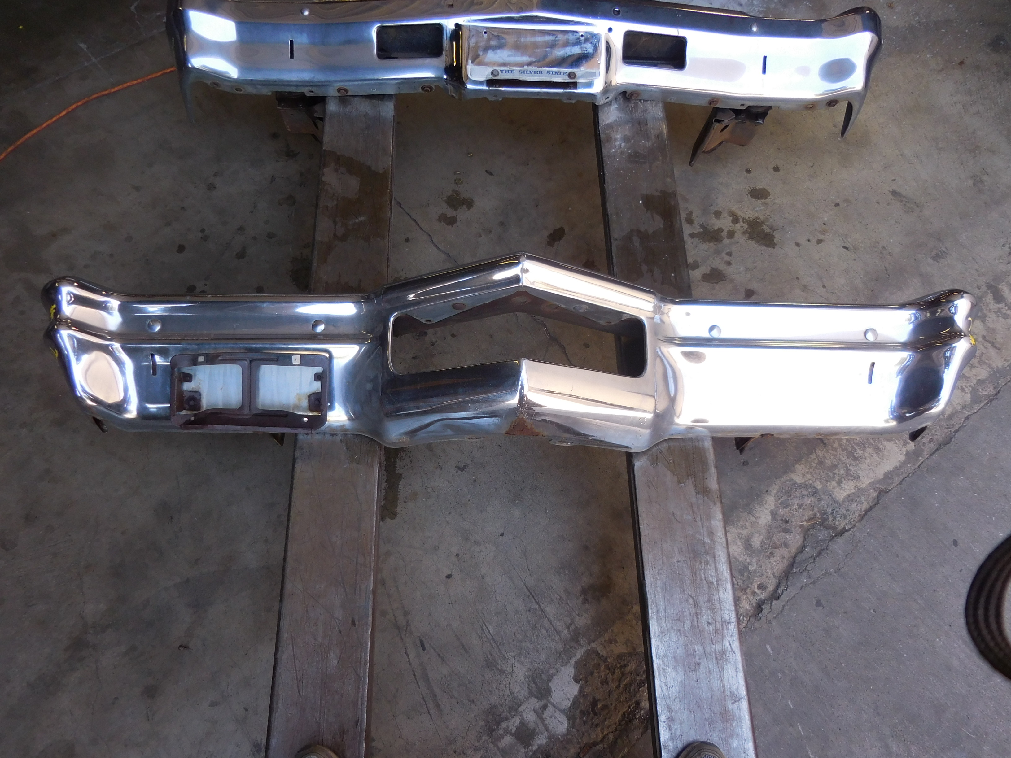 1971 1972 Pontiac Grand Prix Front Bumper