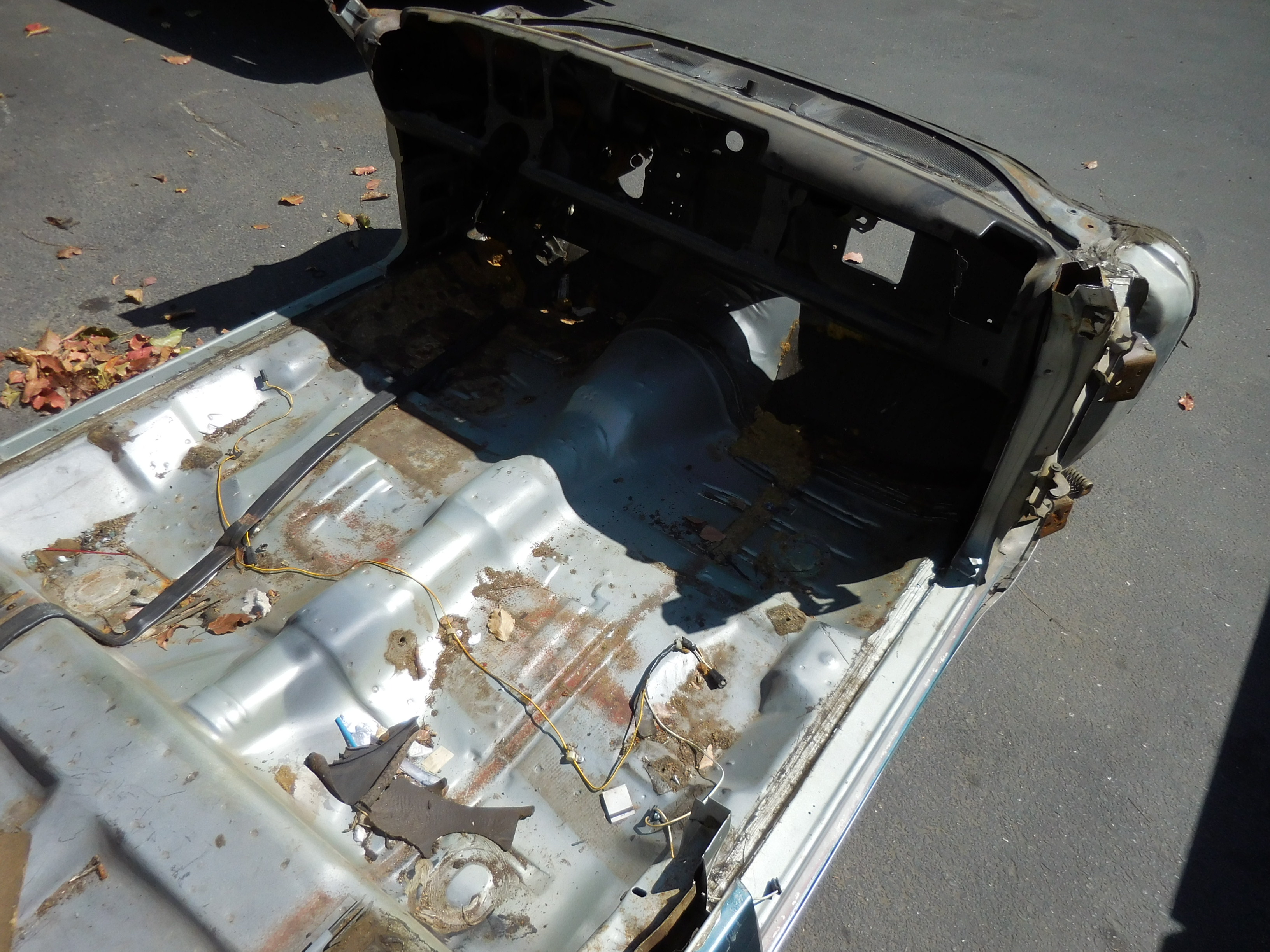 1972 Oldsmobile Cutlass Cowl Section, Floor pans, and Tail Panel