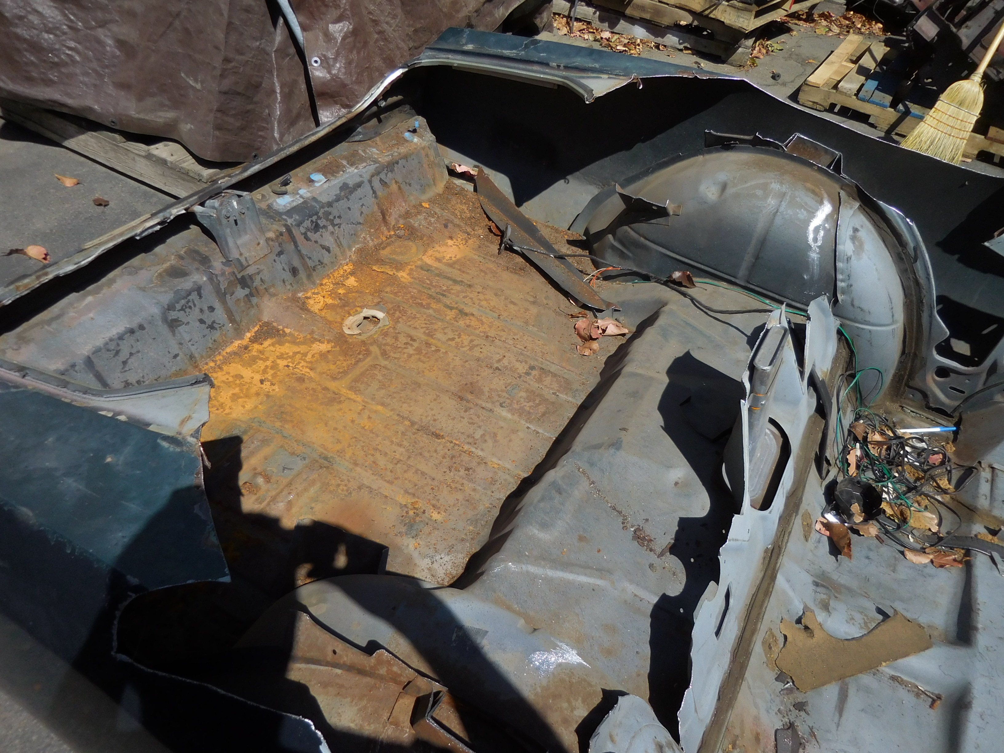 1972 Oldsmobile Cutlass Cowl Section, Floor pans, and Tail Panel