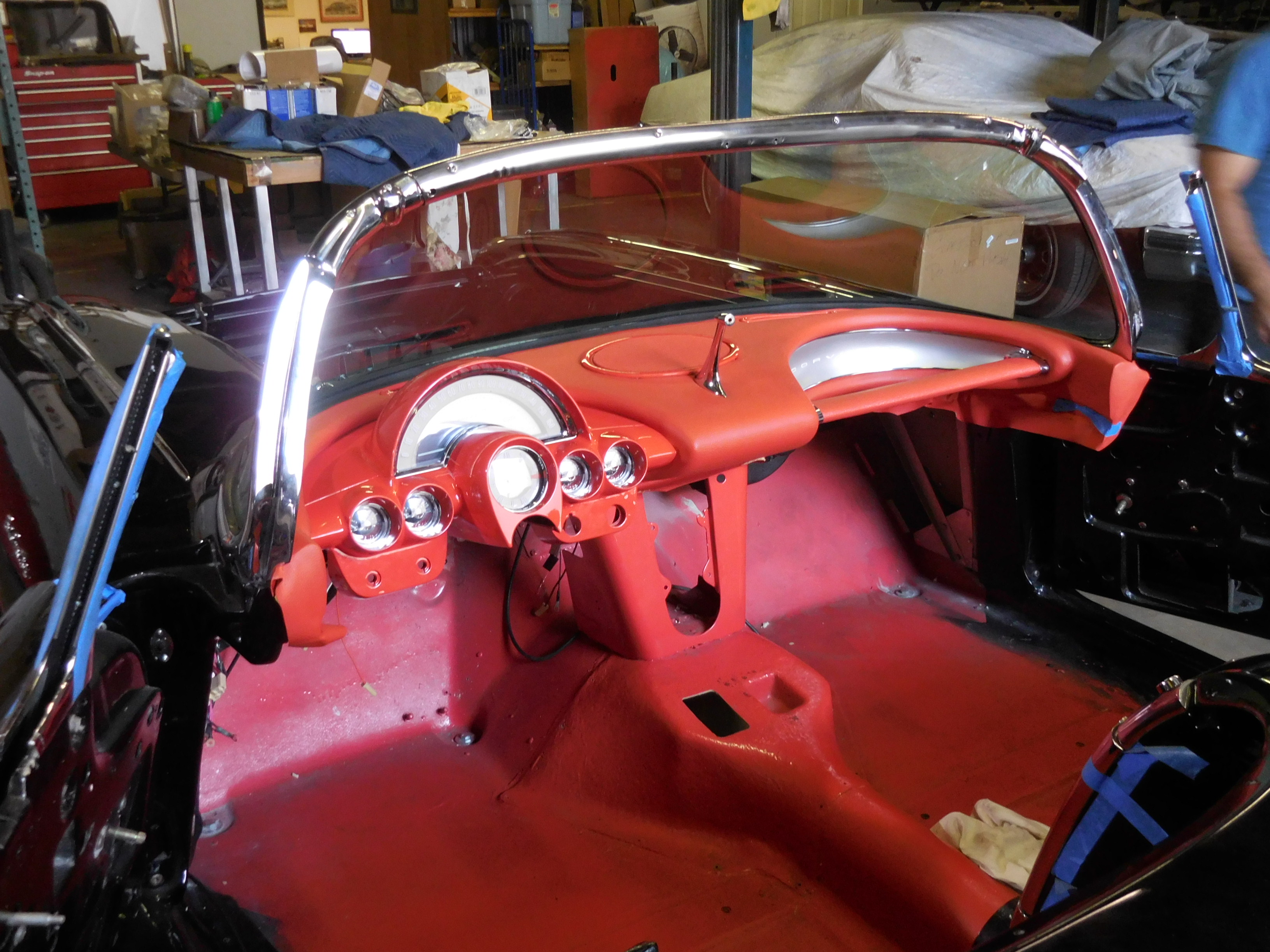 1958, Chevrolet, Corvette, Restoration,car,