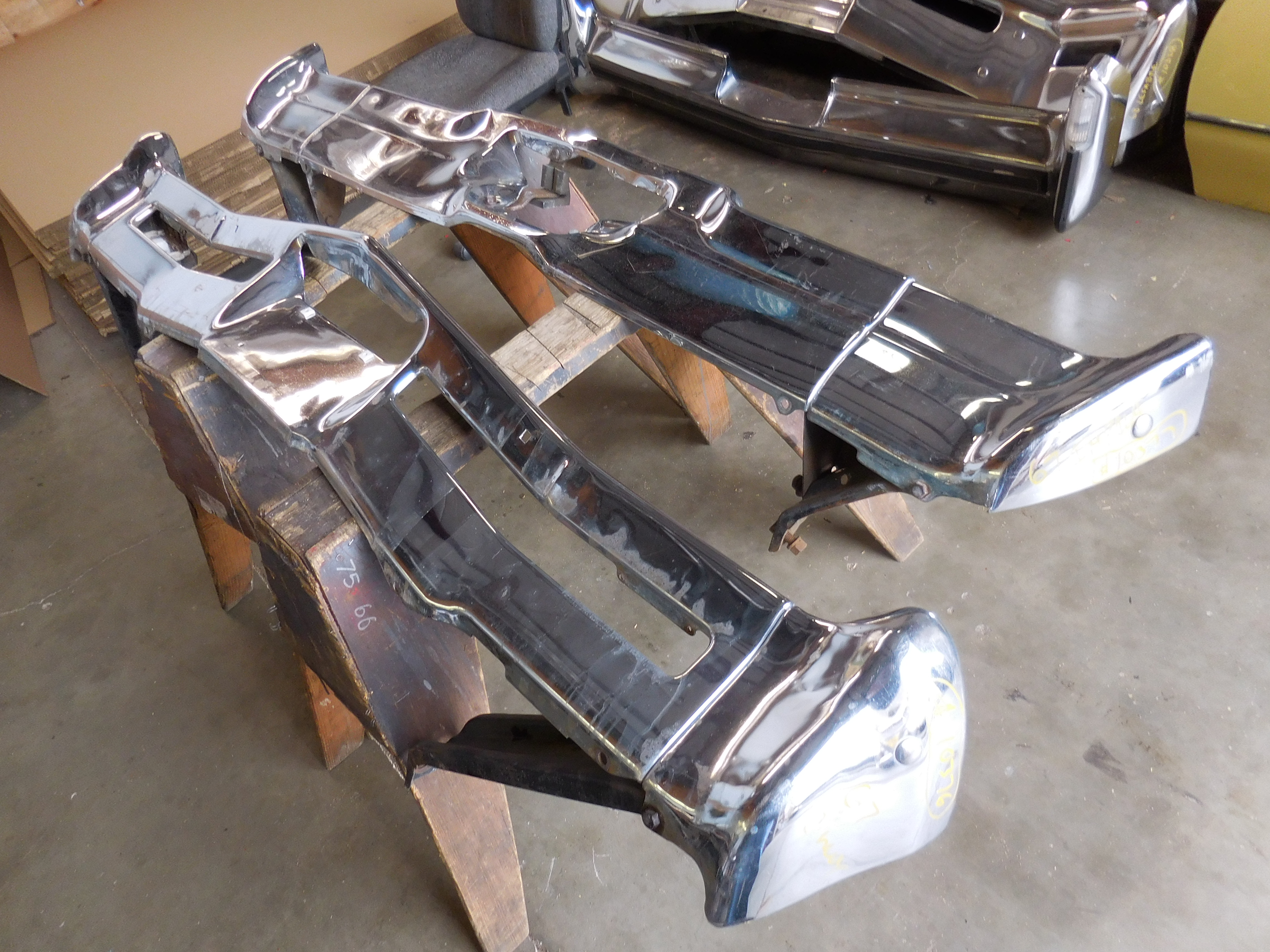 1967, Chevrolet, Front, and, Rear, Bumper, Cores,
