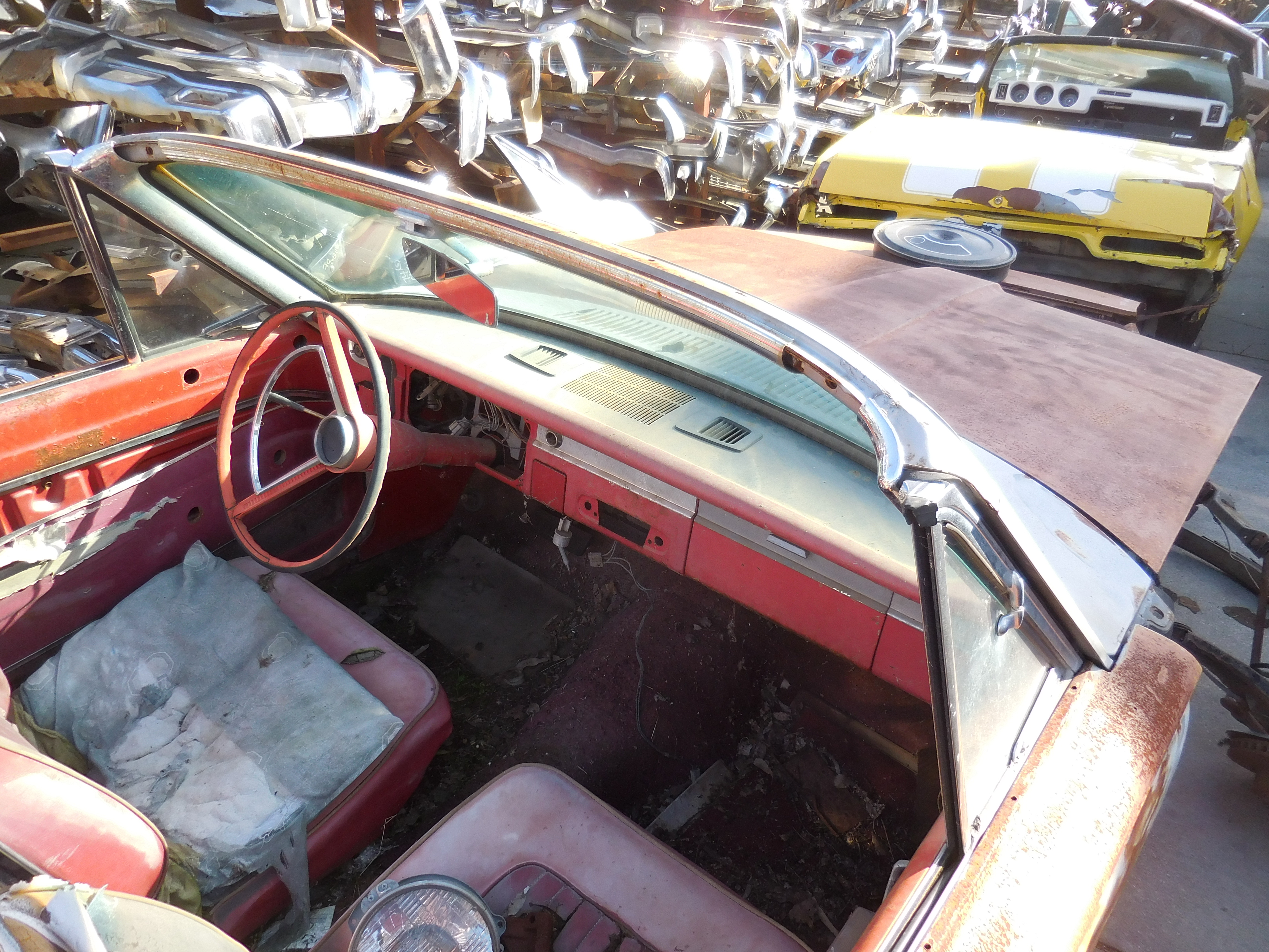 1963, Plymouth, Valiant, Convertible, fender,quarter,panel,radiator,support,door,hood,top,frame, rear,end,seats,steering,column,suspension,