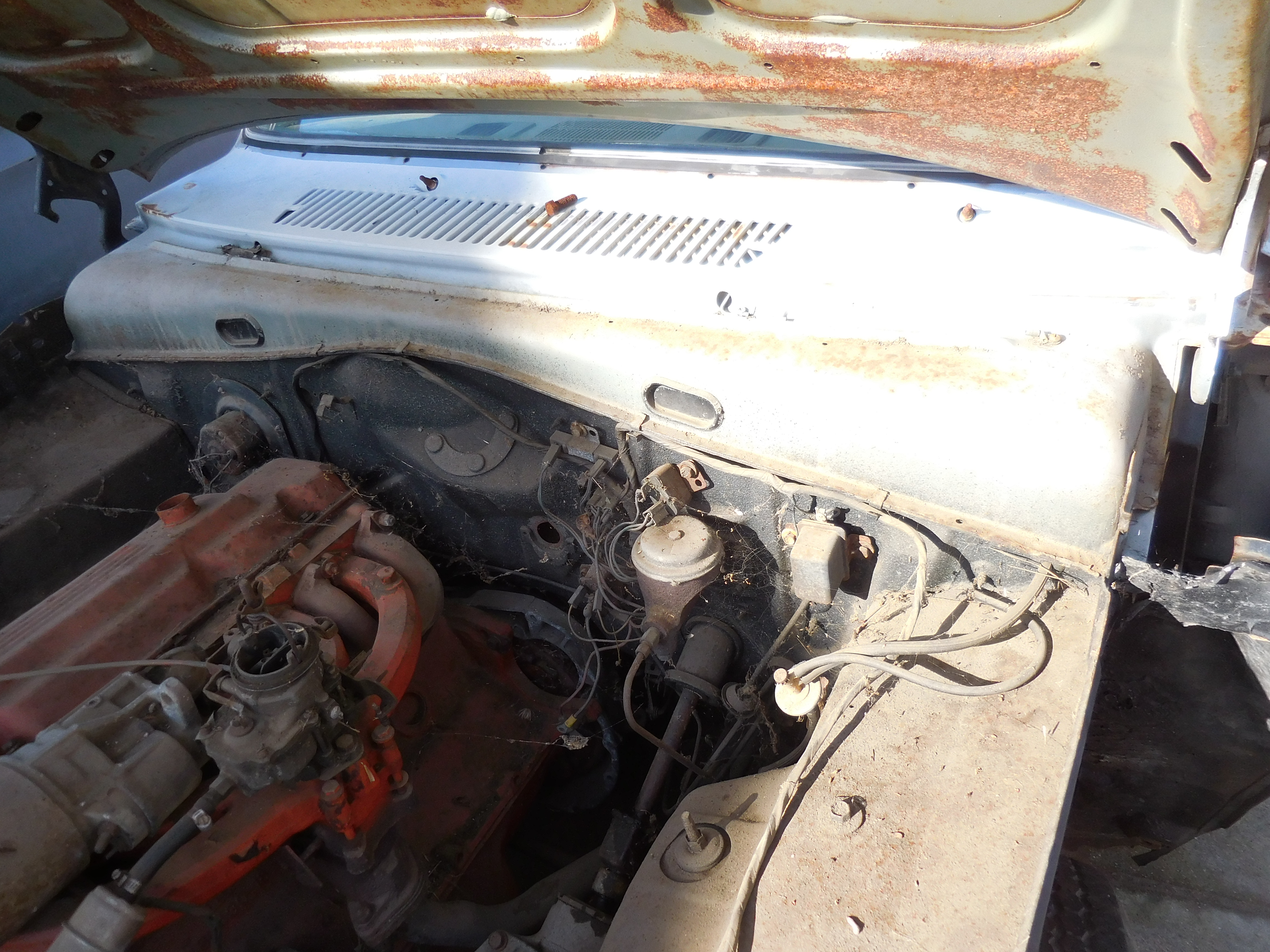 1963, Plymouth, Valiant, Convertible, fender,quarter,panel,radiator,support,door,hood,top,frame, rear,end,seats,steering,column,suspension,