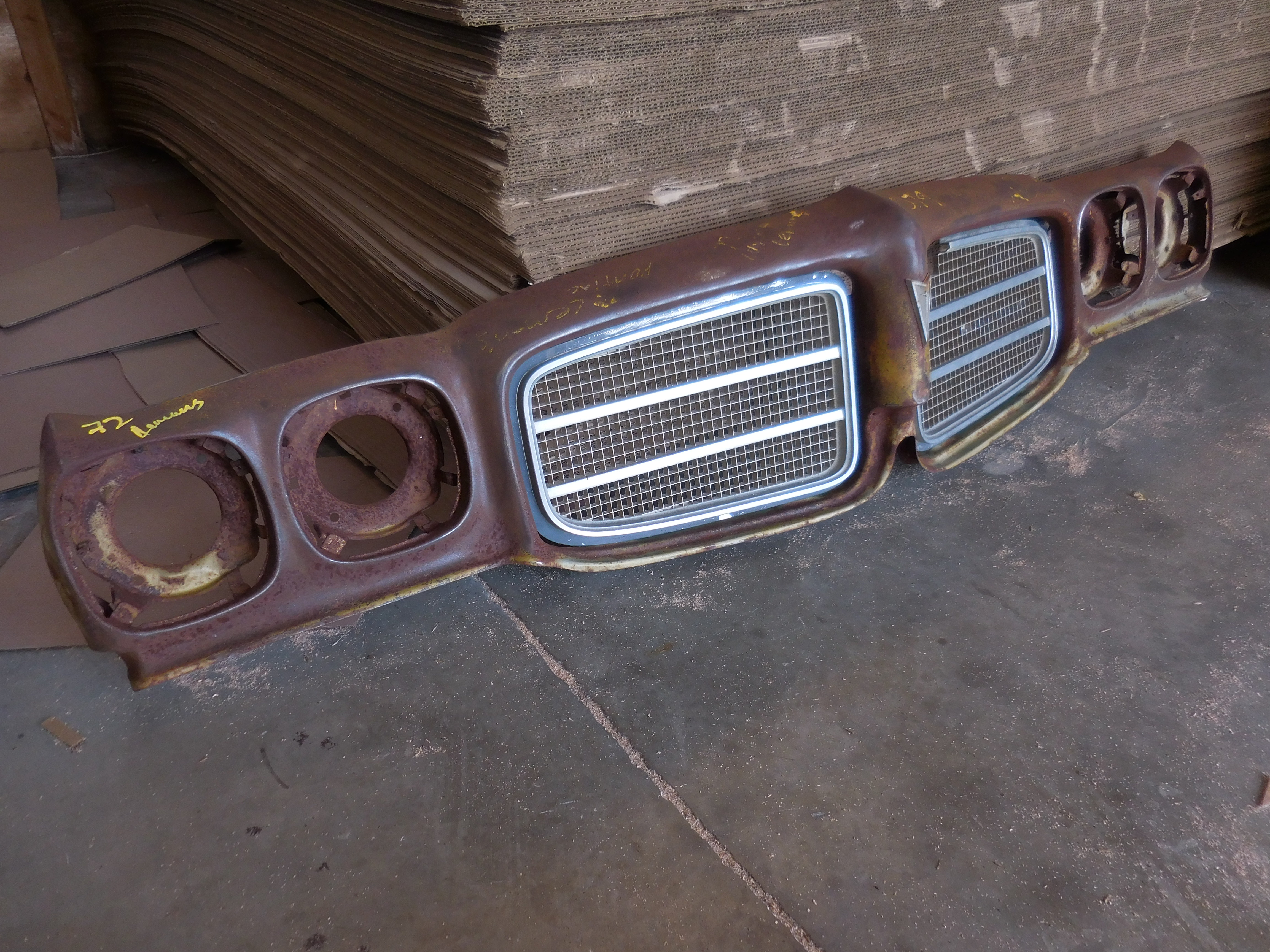 1971, 1972, Pontiac, Lemans, Steel, Header, Panel,