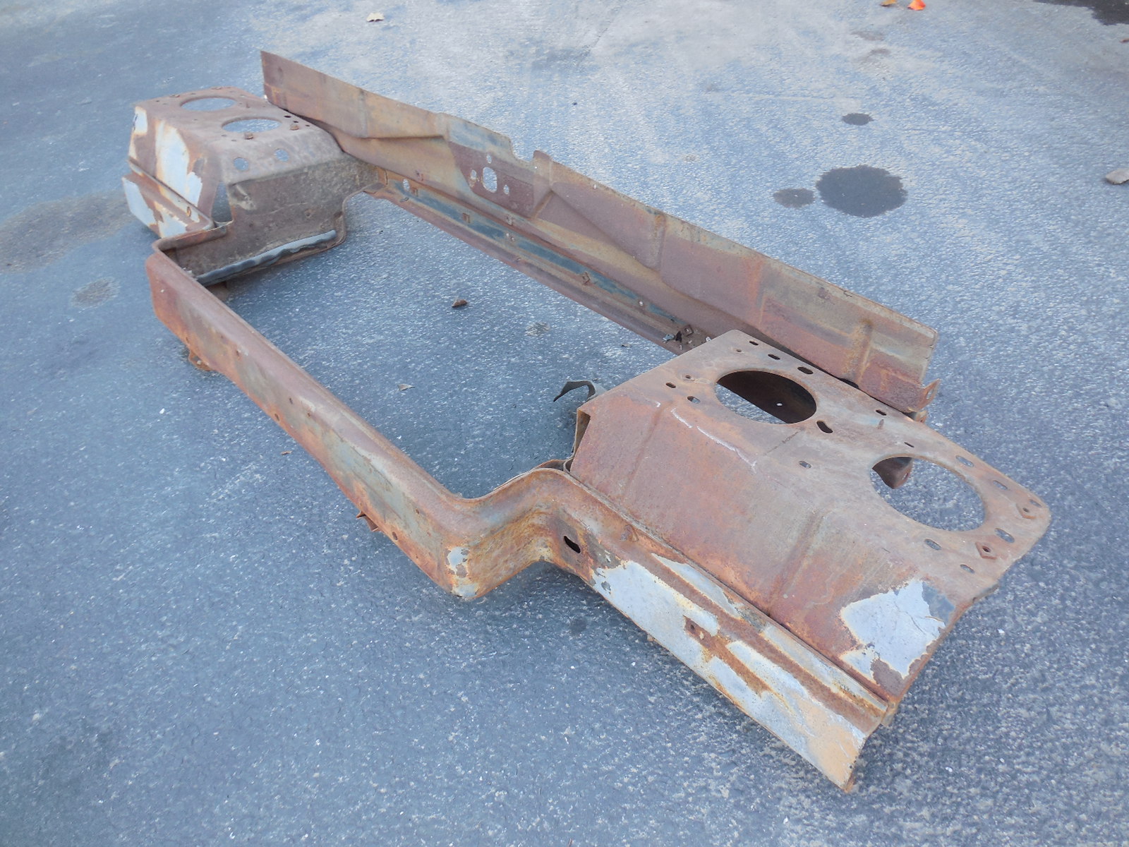 1969, Oldsmobile, Cutlass, Radiator, Support,442,radiator support,