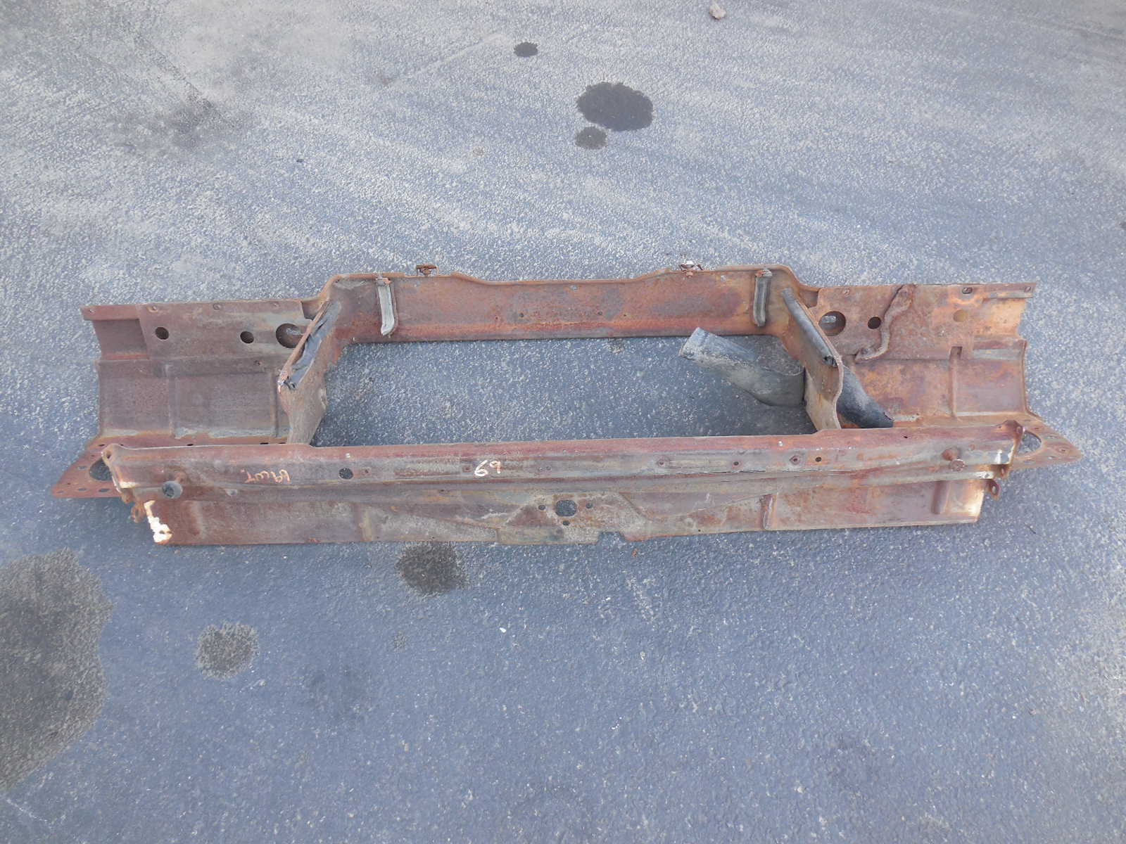 1969, Oldsmobile, Cutlass, Radiator, Support,442,radiator support,