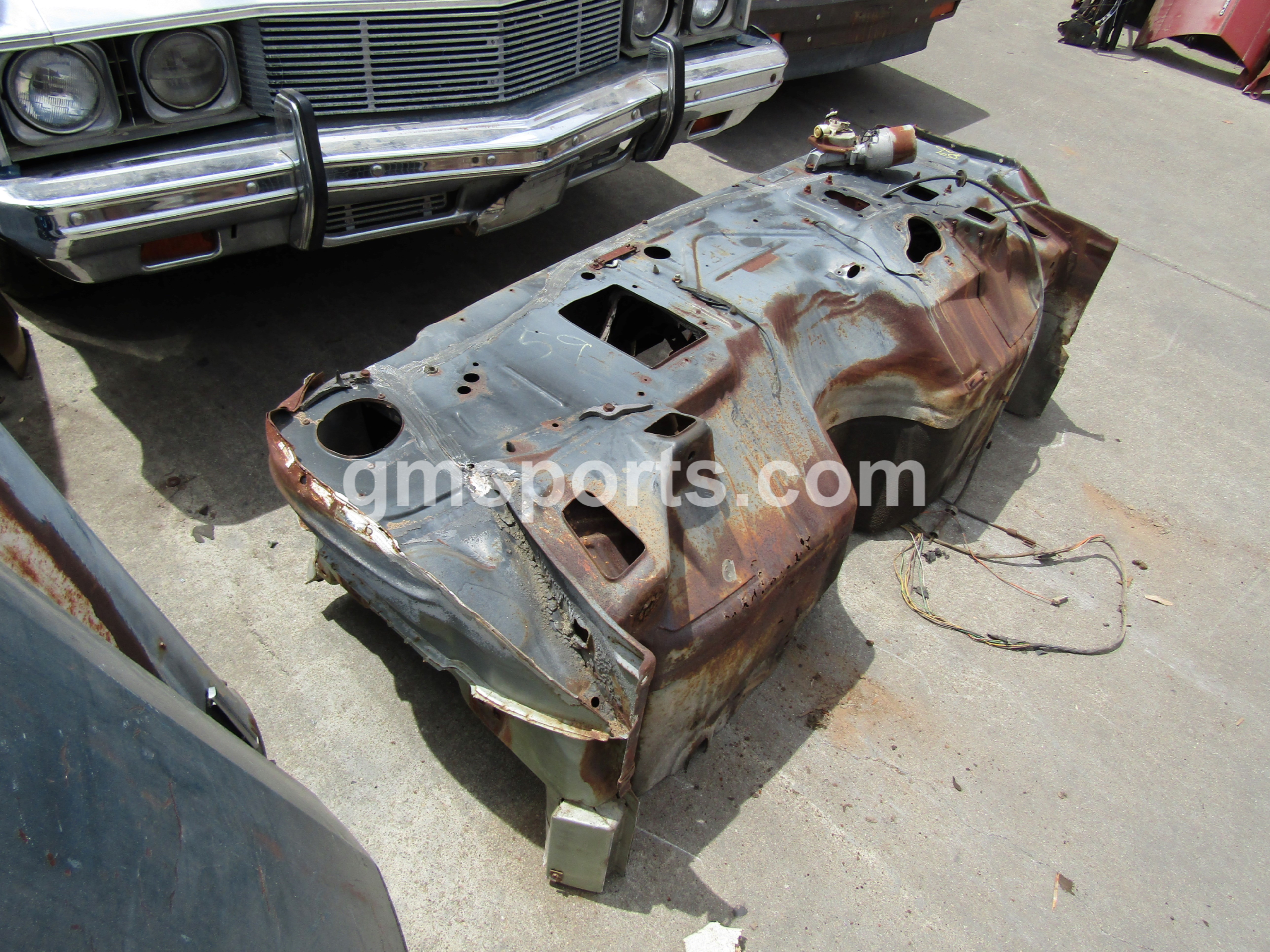 1969, Chevrolet, Impala, Cowl, and, Firewall, Section,