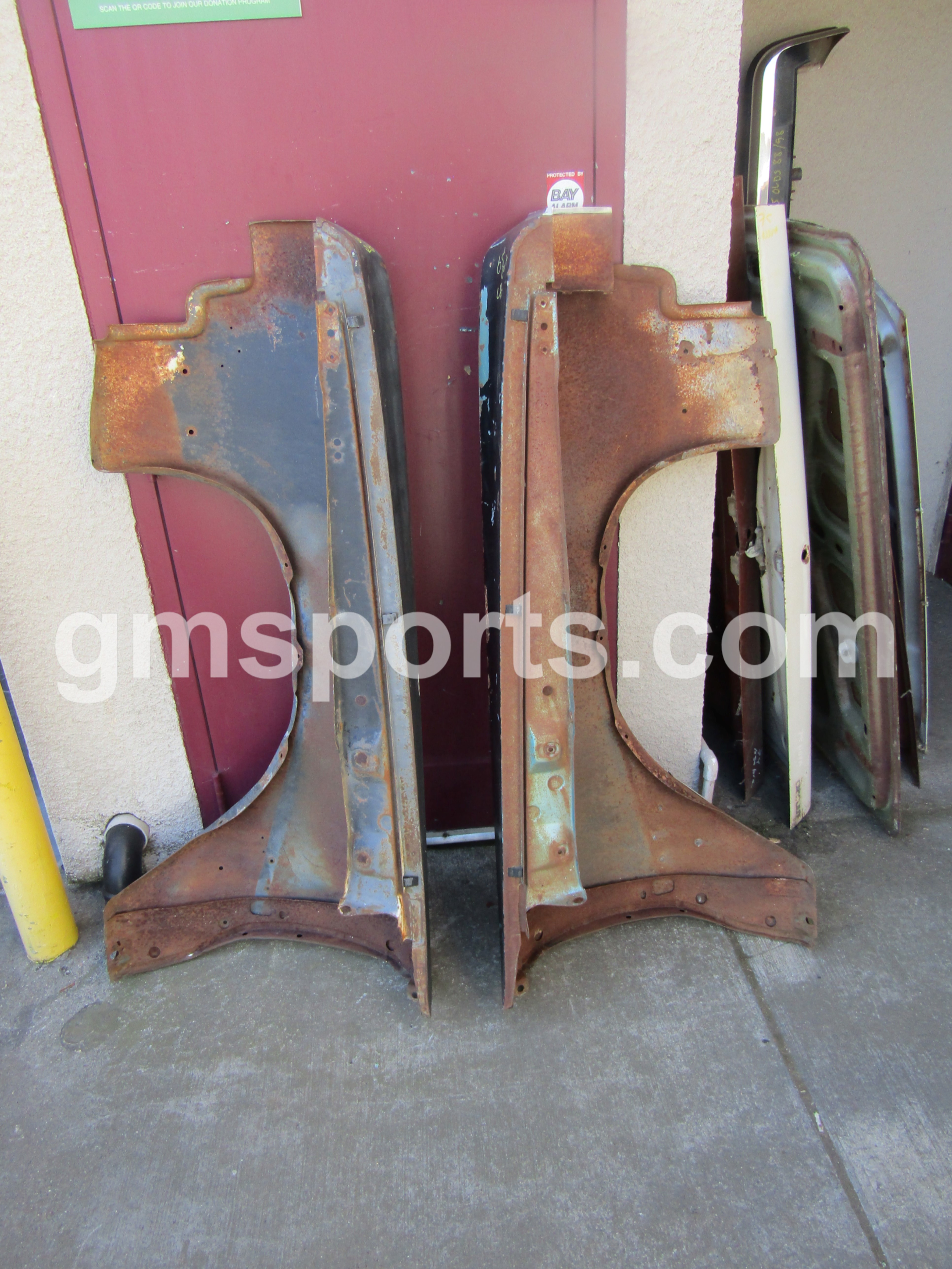 1965, Oldsmobile, Cutlass, Left, and, Right, Fender,