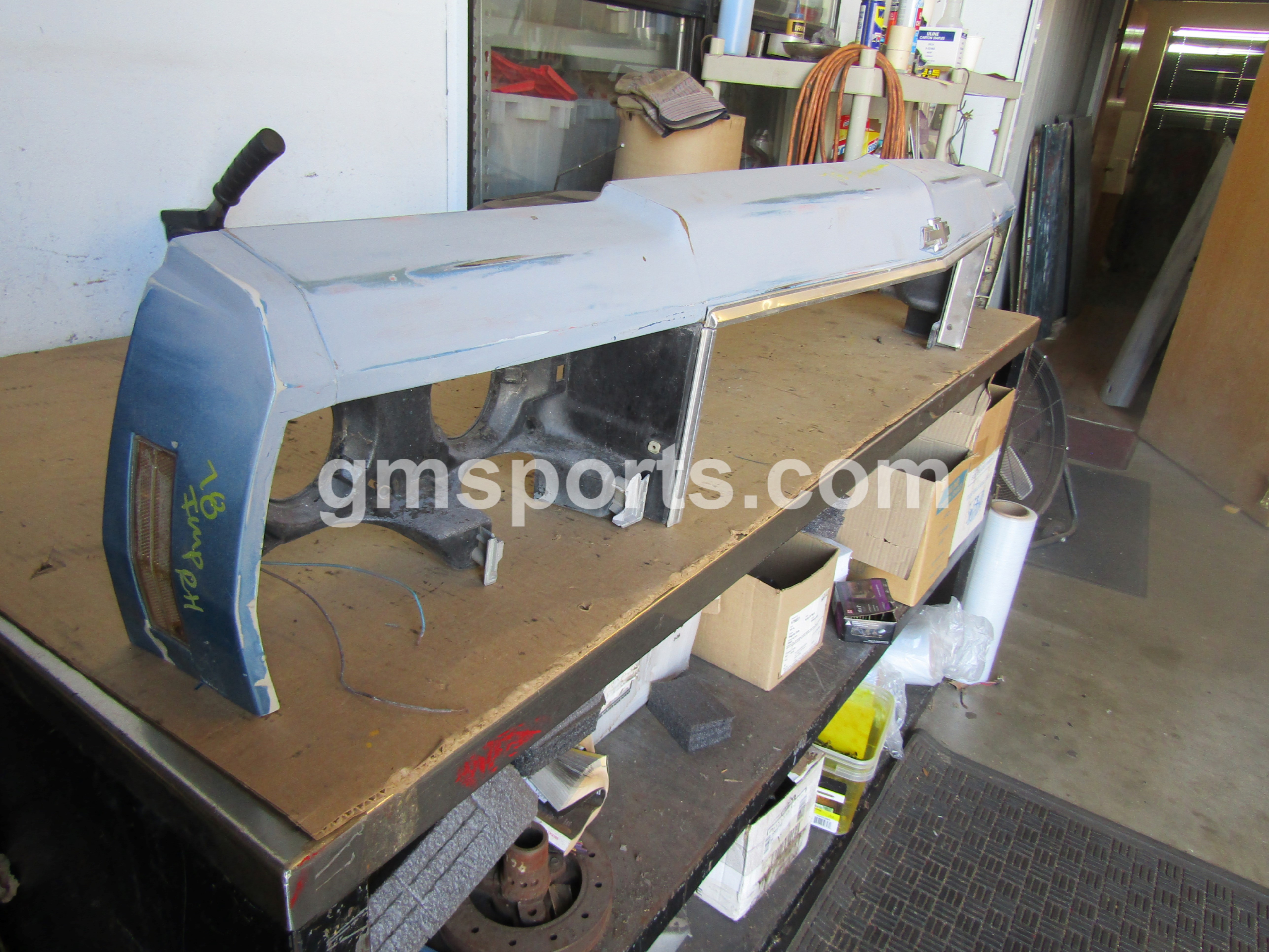 1977 1978 Chevrolet Impala Header Panel with Fender Extensions
