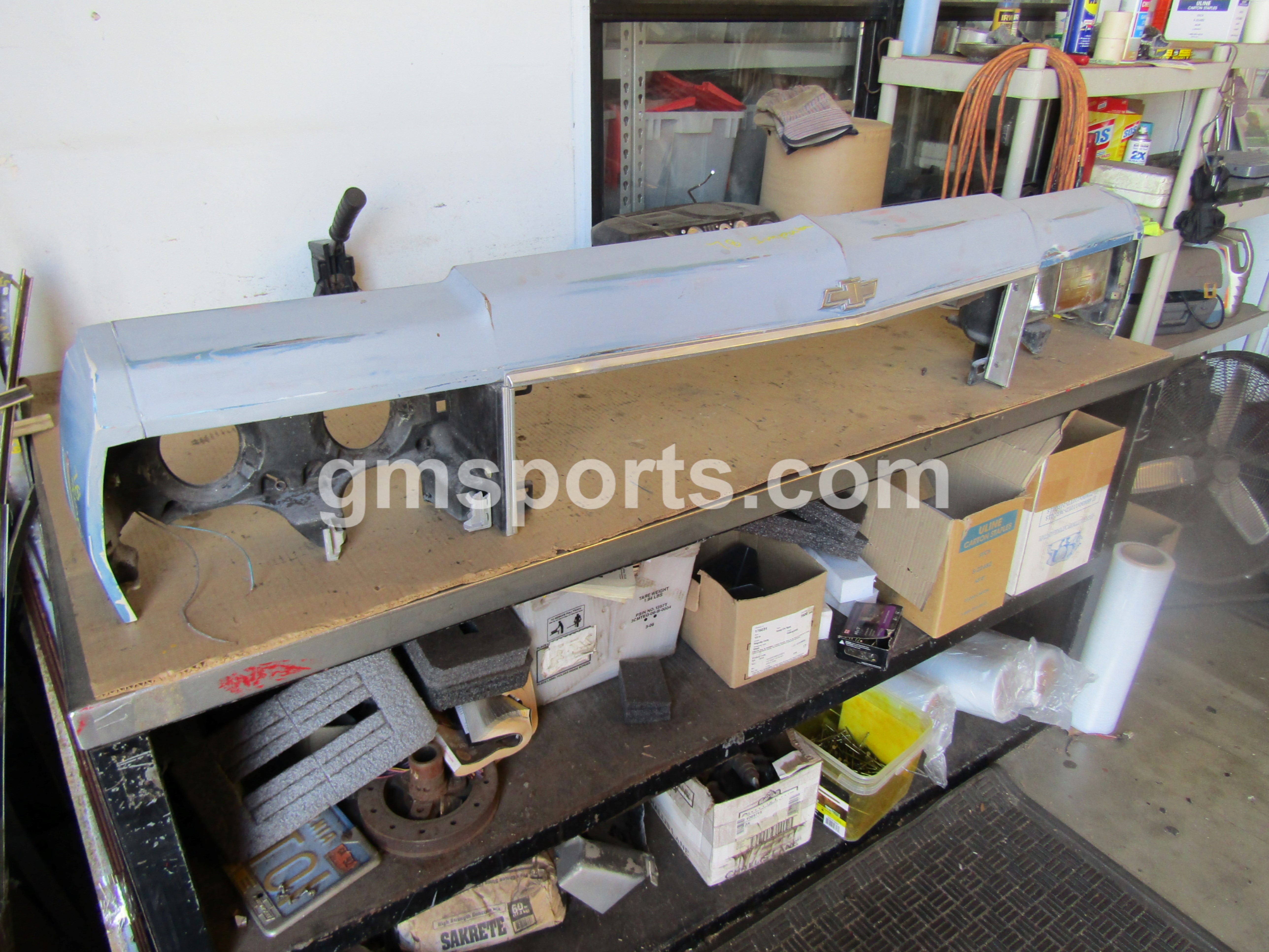 1977 1978 Chevrolet Impala Header Panel with Fender Extensions