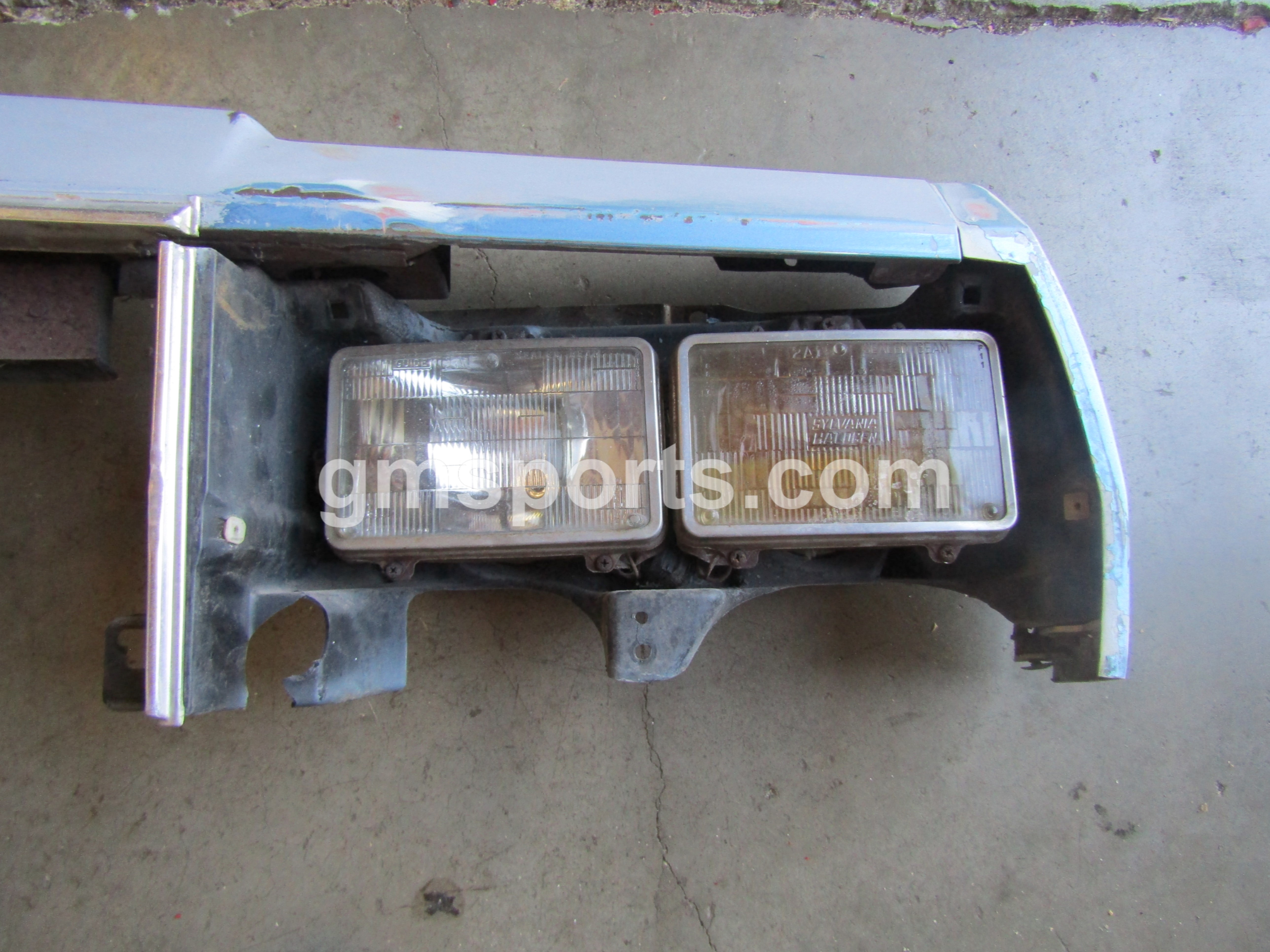 1977 1978 Chevrolet Impala Header Panel with Fender Extensions