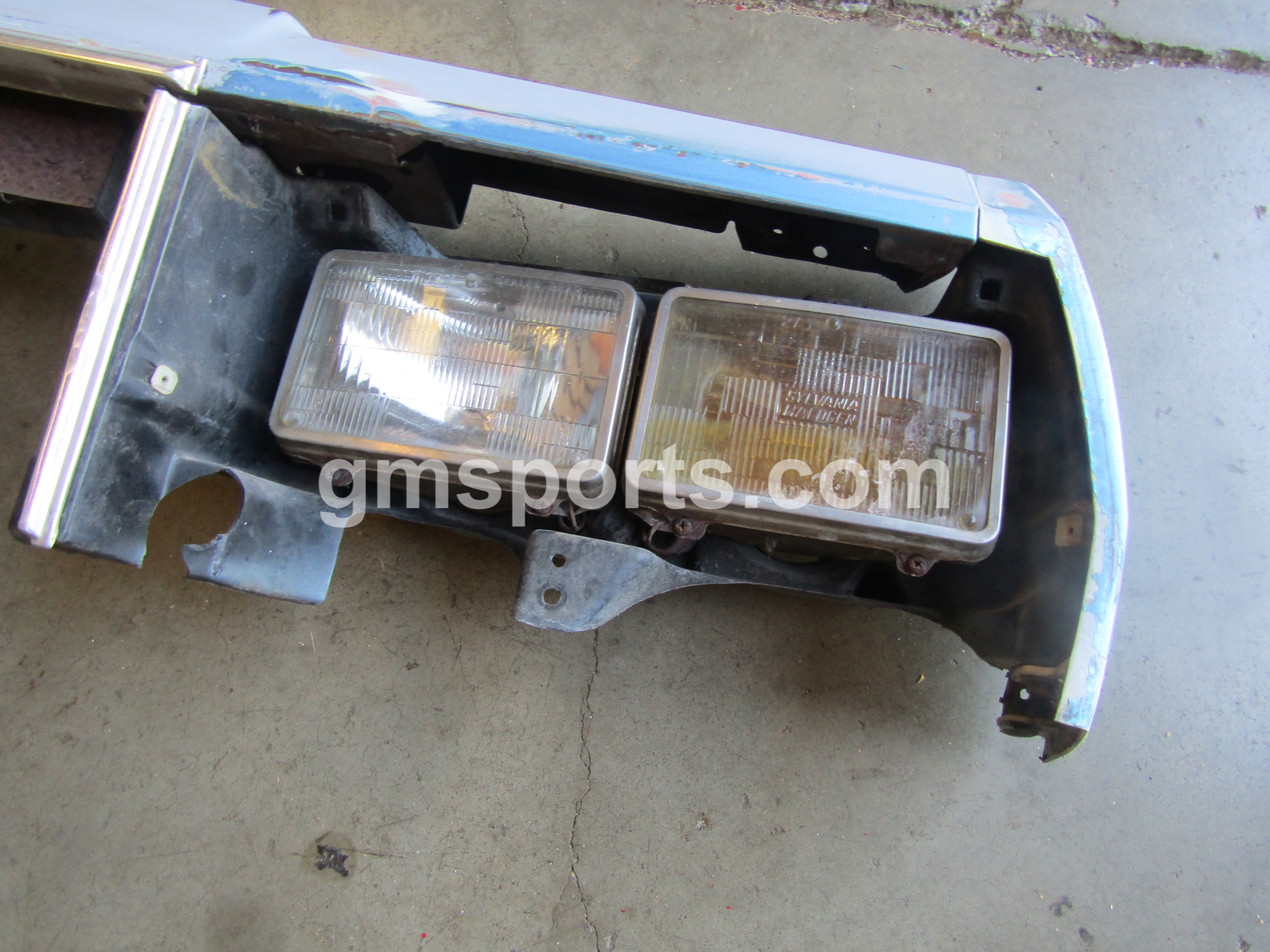 1977 1978 Chevrolet Impala Header Panel with Fender Extensions