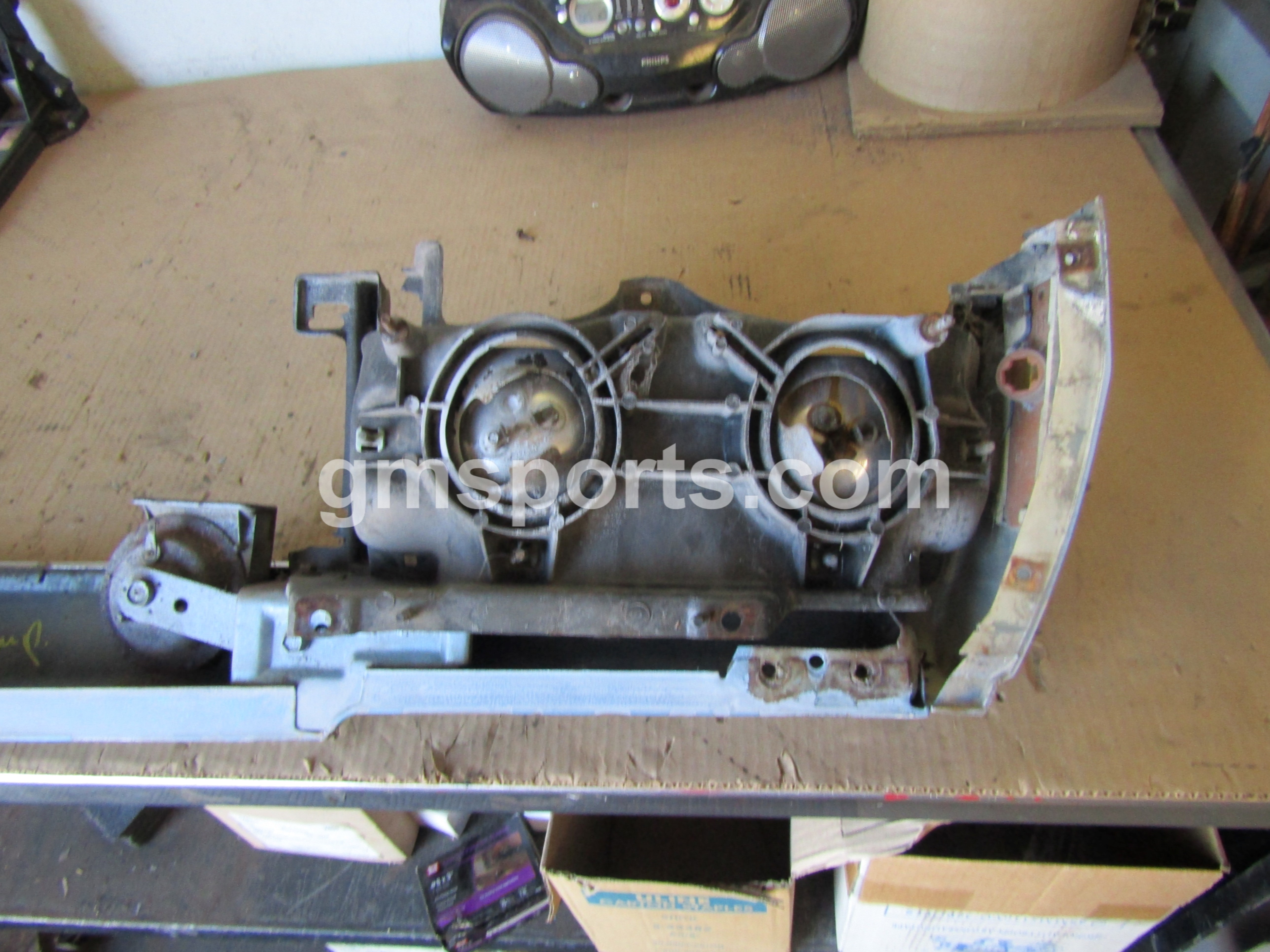 1977 1978 Chevrolet Impala Header Panel with Fender Extensions