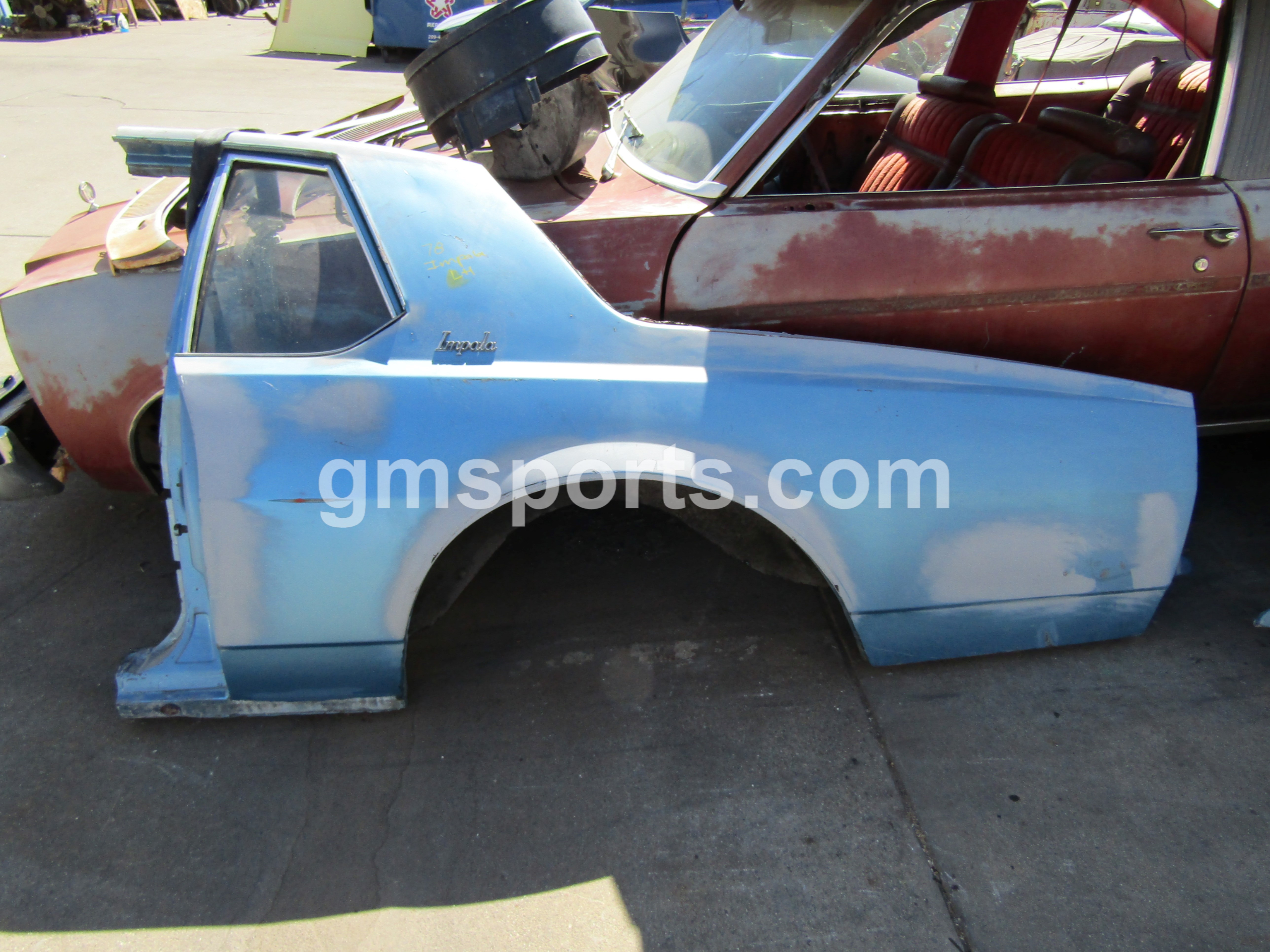 1977, 1978, Chevrolet, Impala, 2, Door, Left, and, Right, Quarter, Panel,