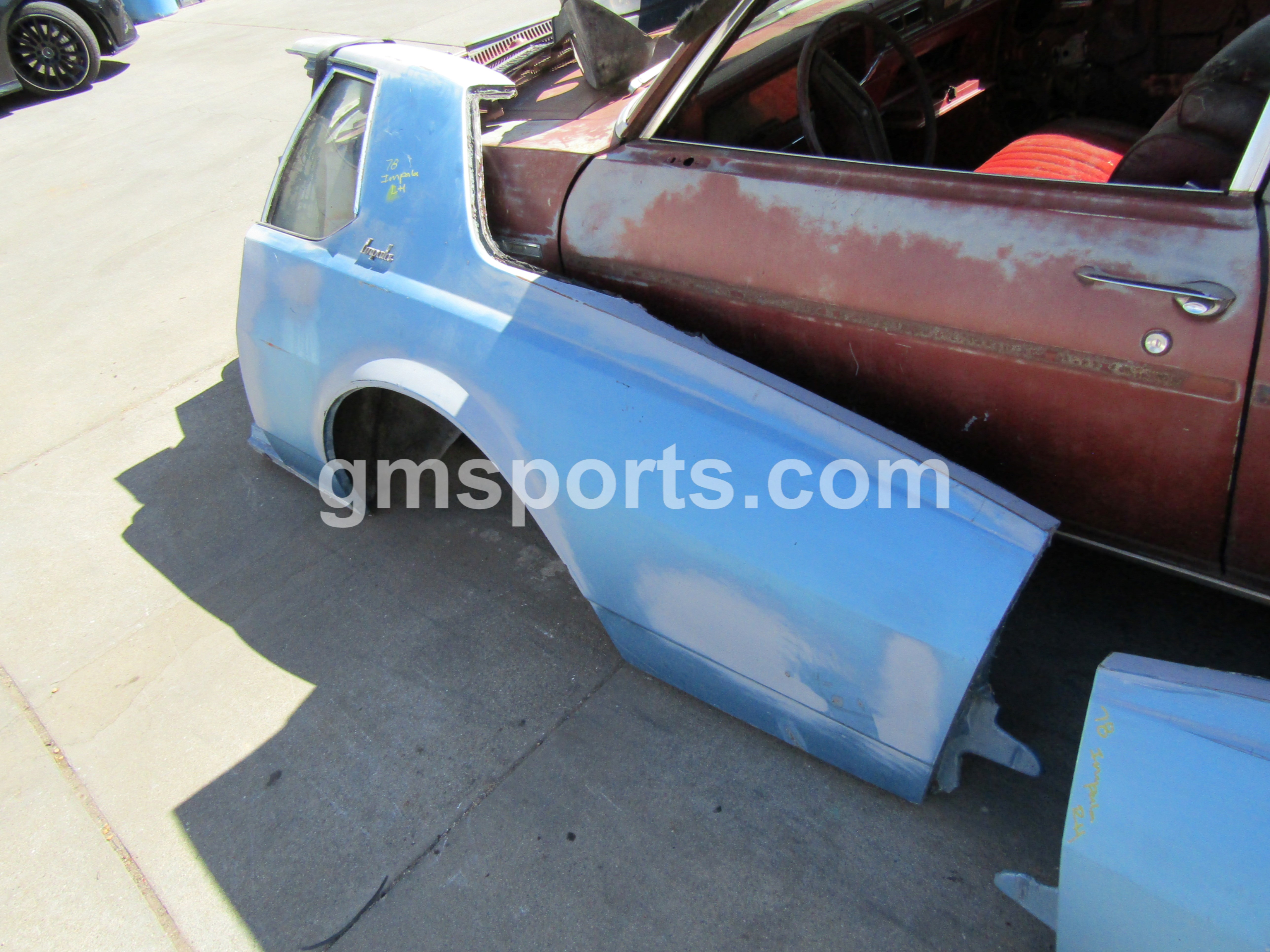 1977, 1978, Chevrolet, Impala, 2, Door, Left, and, Right, Quarter, Panel,