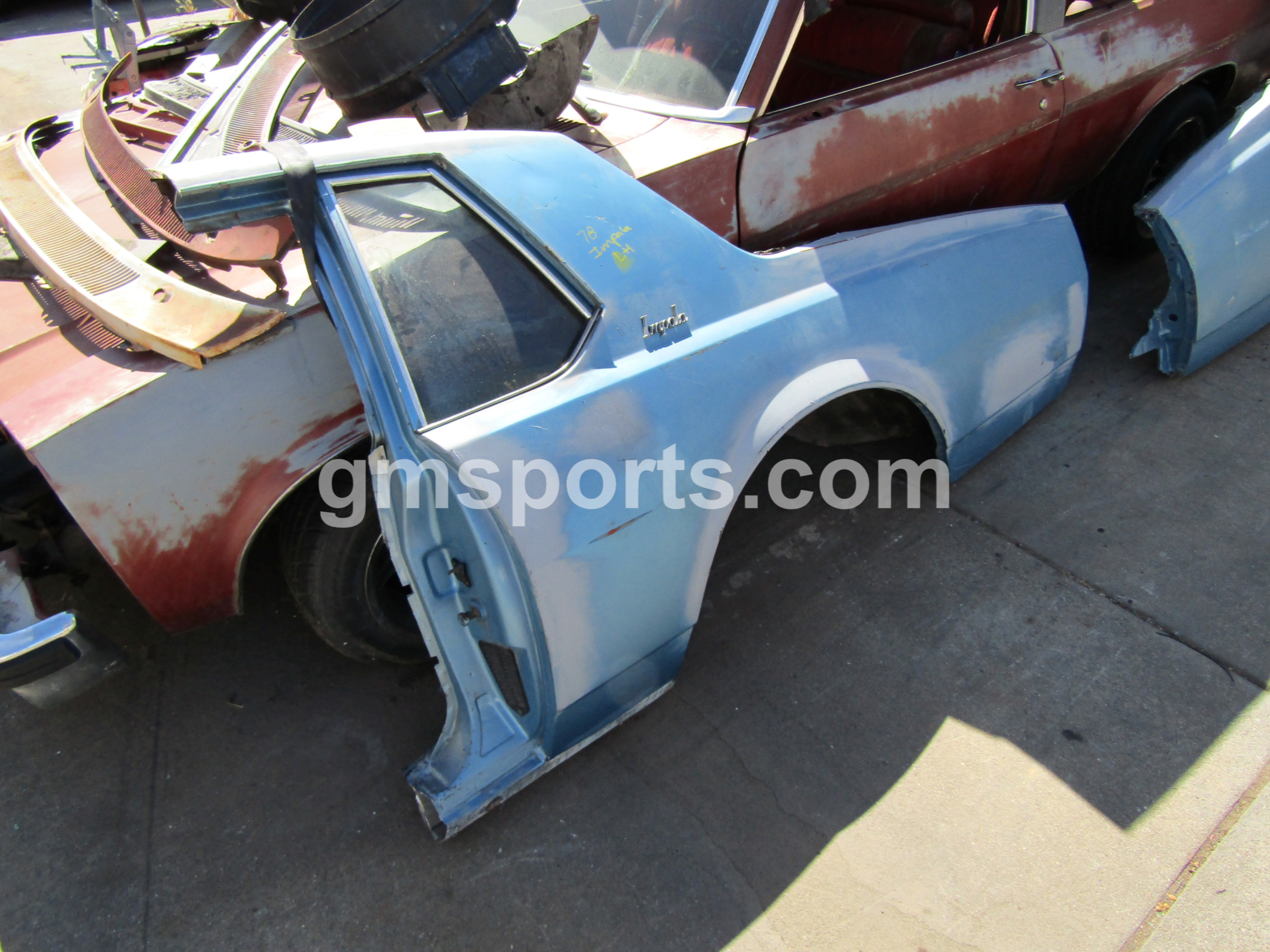 1977, 1978, Chevrolet, Impala, 2, Door, Left, and, Right, Quarter, Panel,