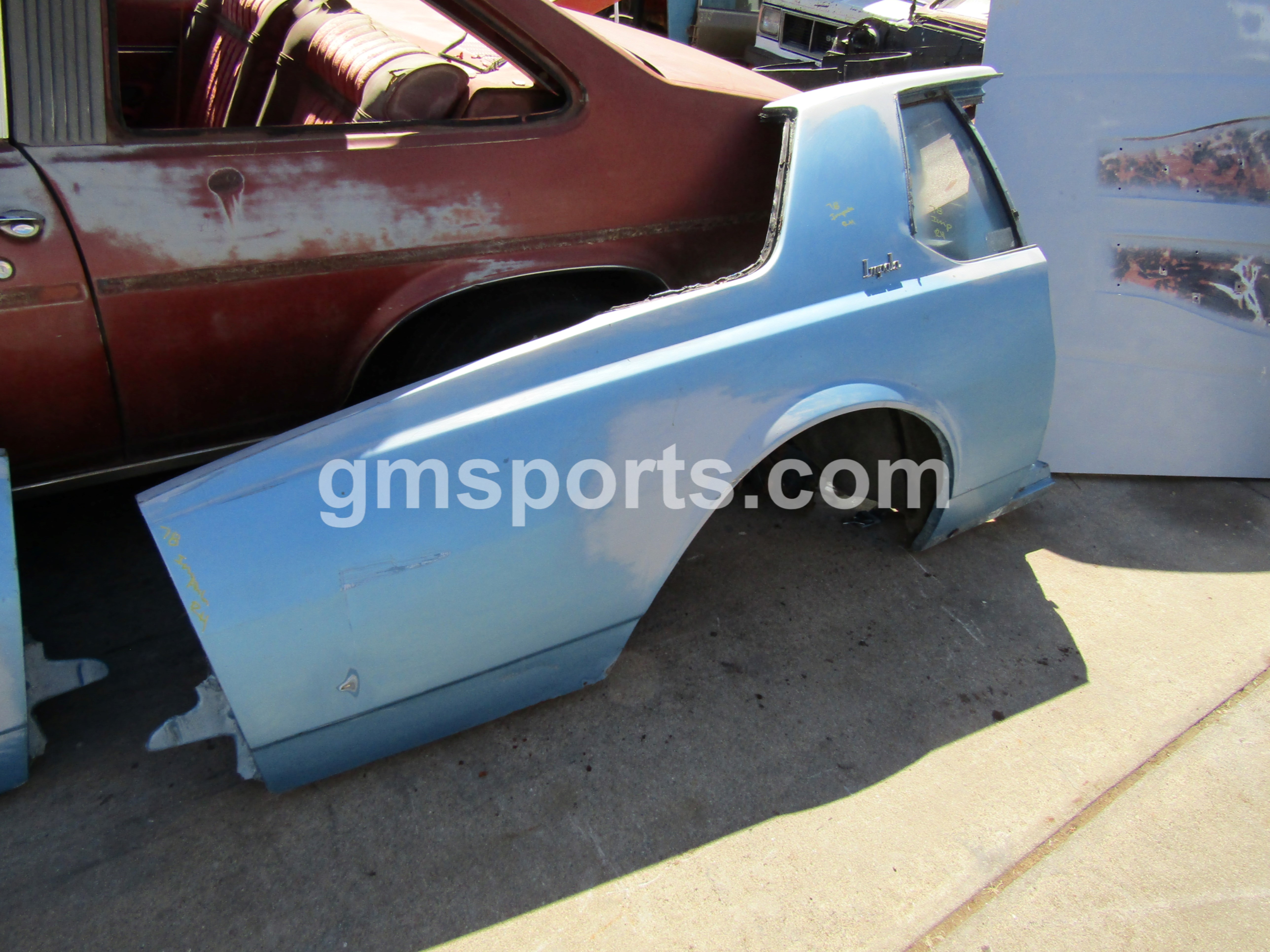 1977, 1978, Chevrolet, Impala, 2, Door, Left, and, Right, Quarter, Panel,