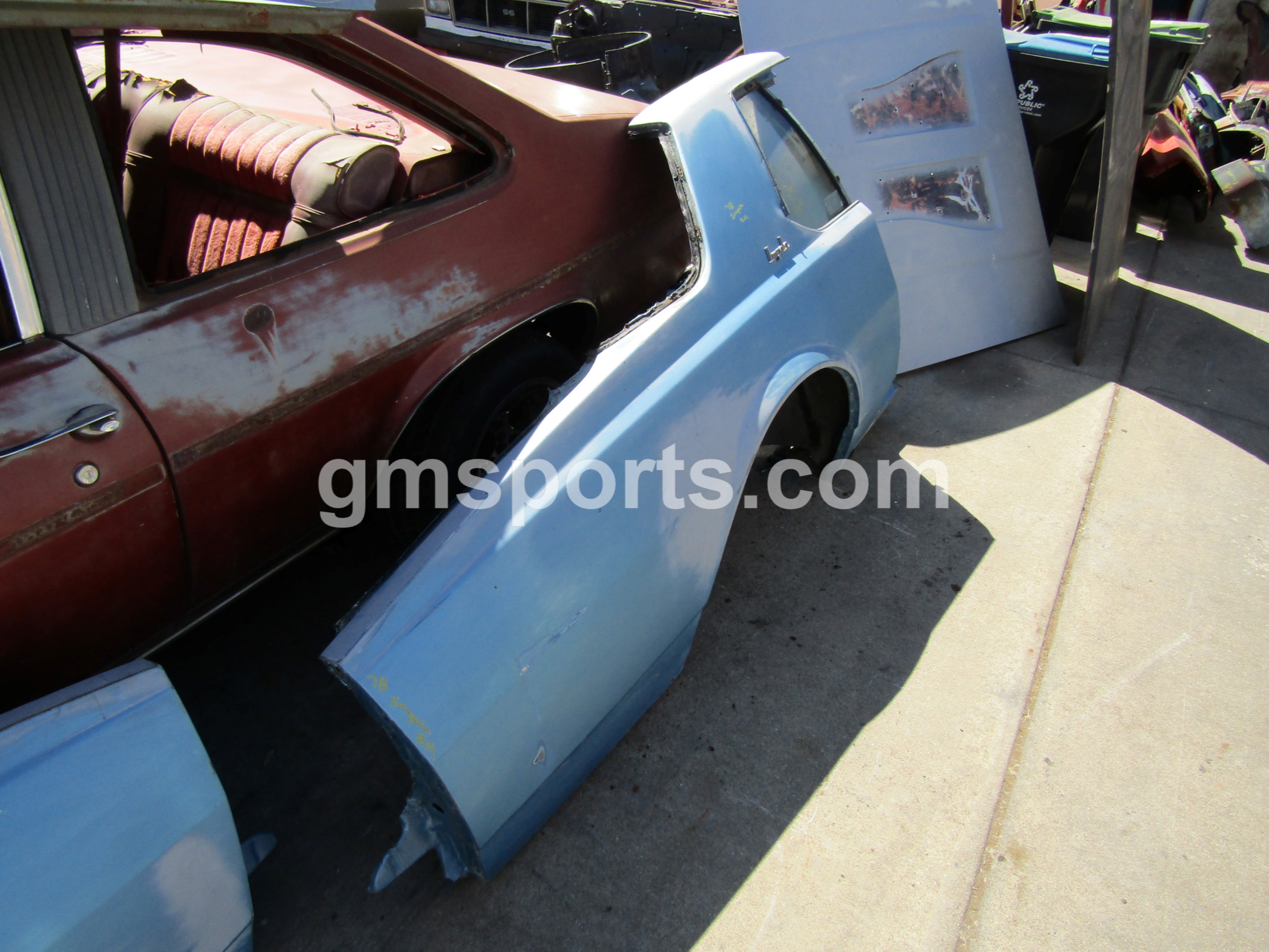 1977, 1978, Chevrolet, Impala, 2, Door, Left, and, Right, Quarter, Panel,