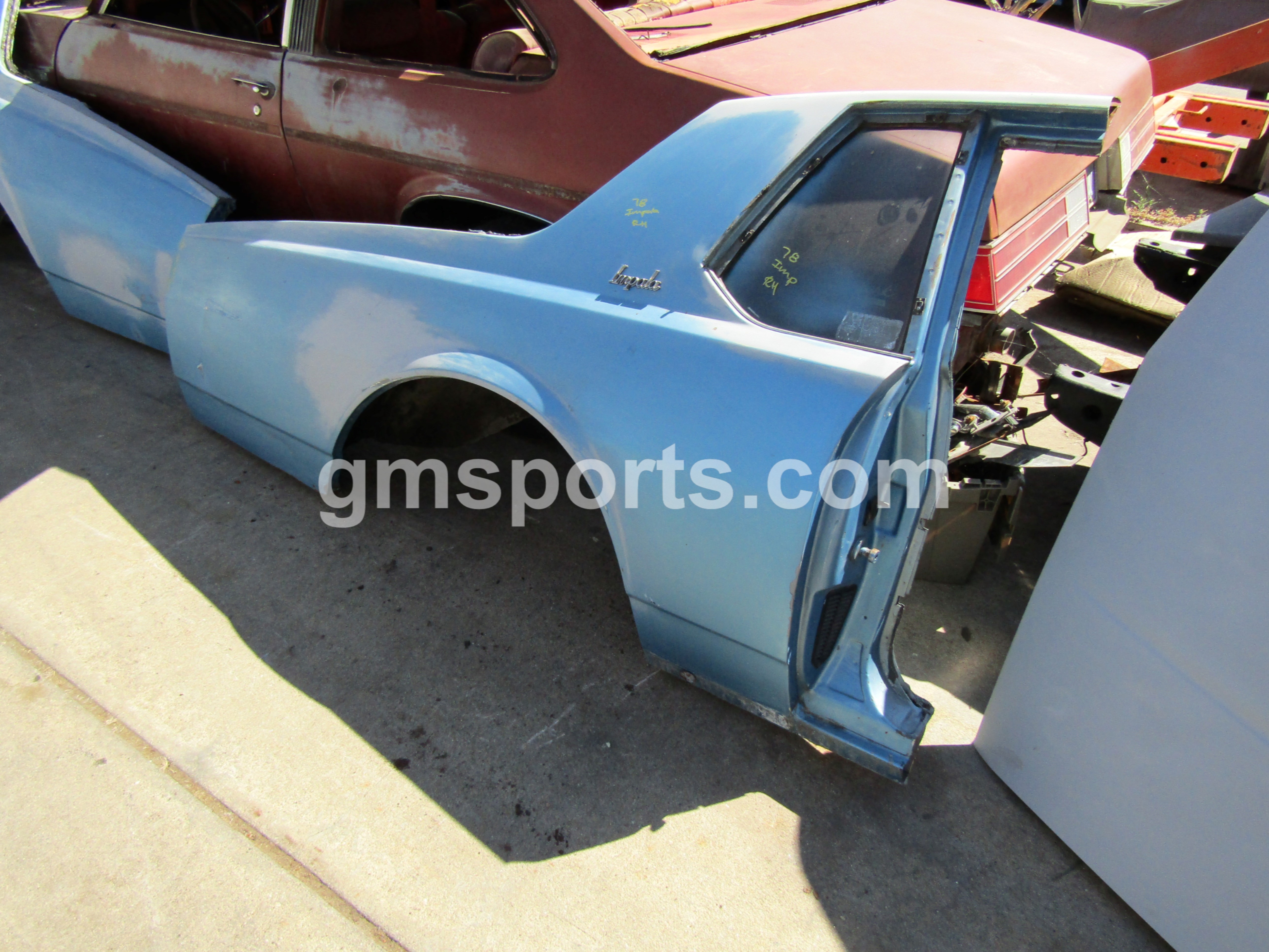 1977, 1978, Chevrolet, Impala, 2, Door, Left, and, Right, Quarter, Panel,