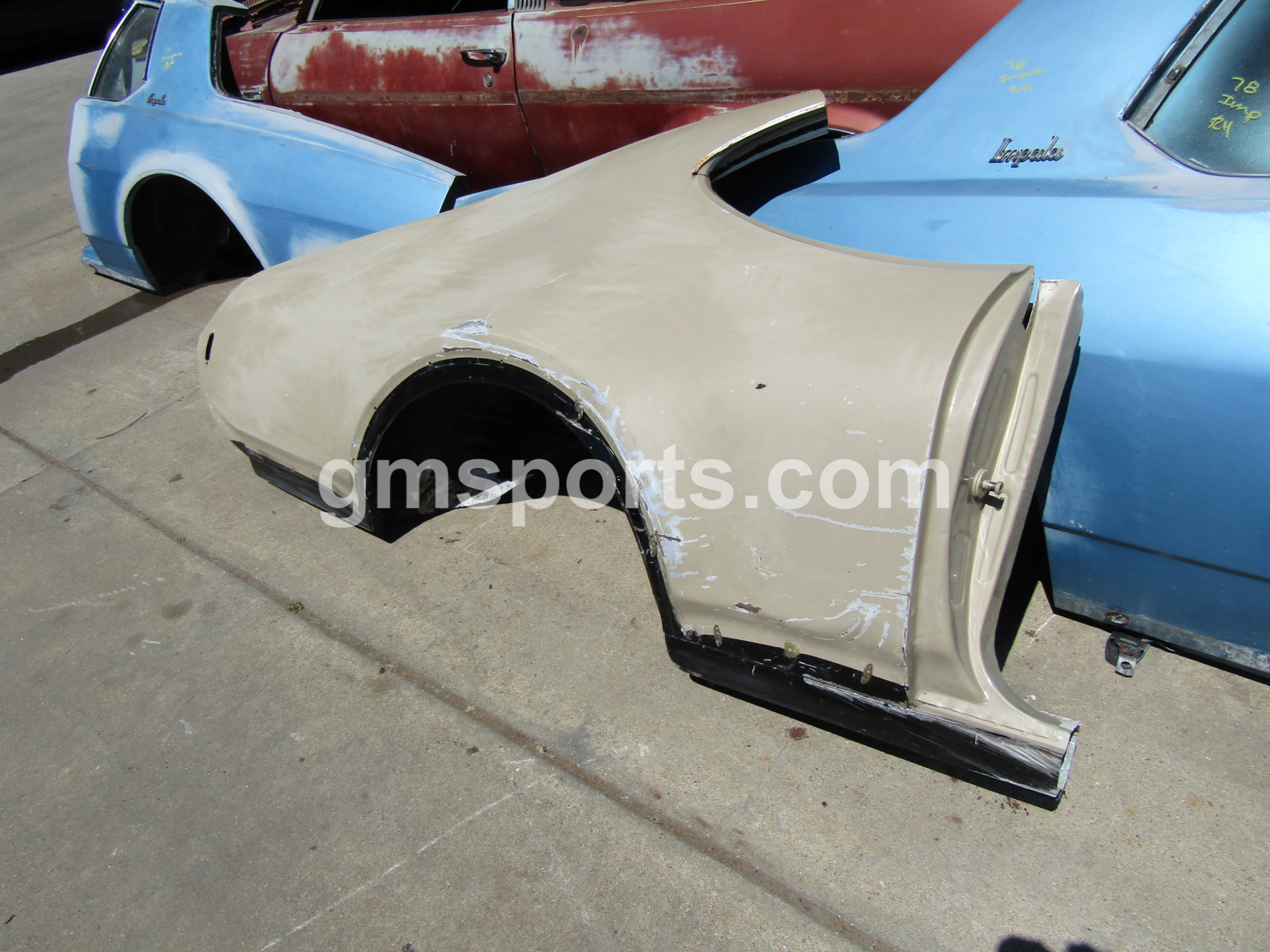 1968, Oldsmobile, Cutlass, 2, Door, Right, Quarter, Panel,