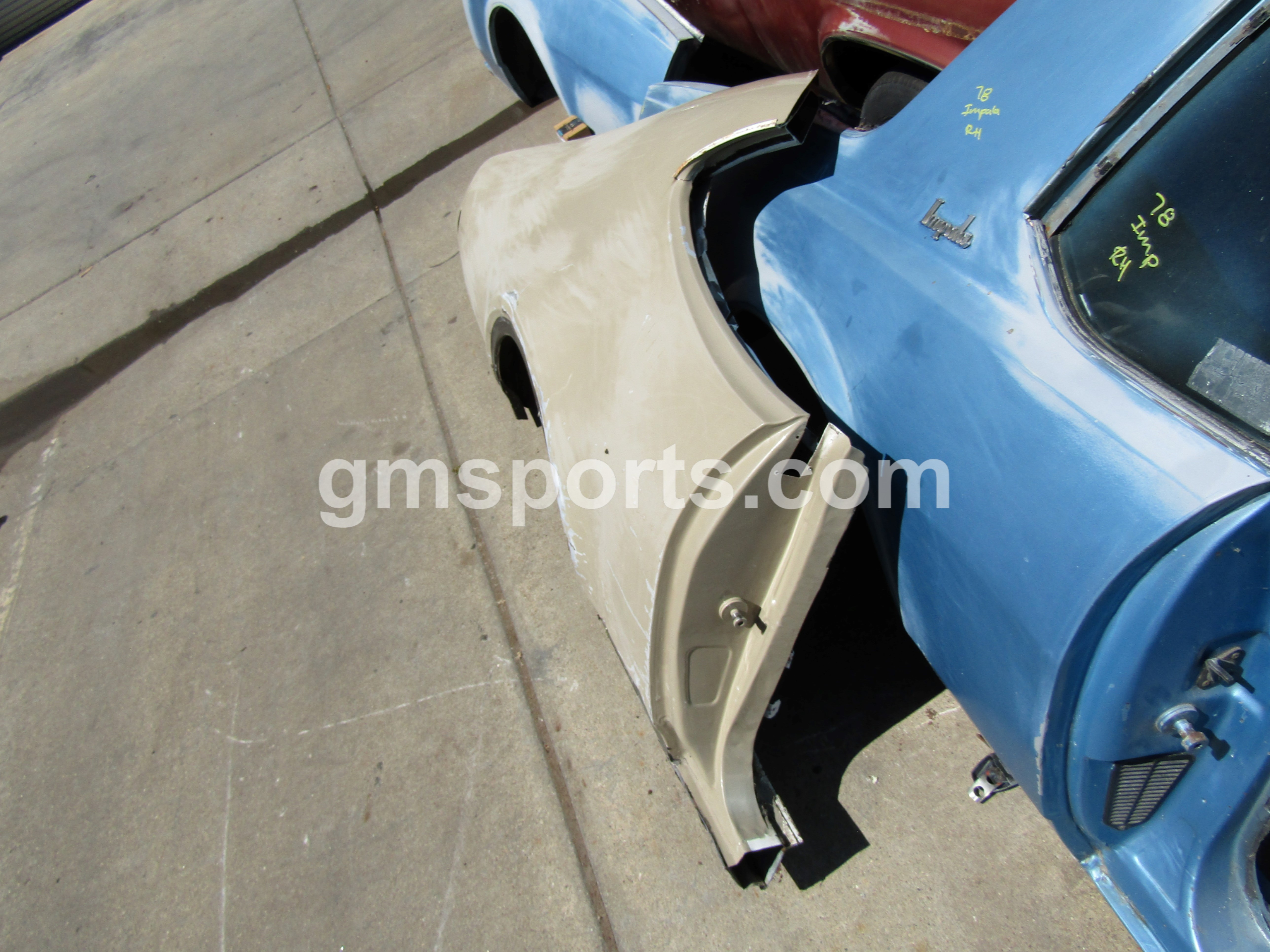 1968, Oldsmobile, Cutlass, 2, Door, Right, Quarter, Panel,