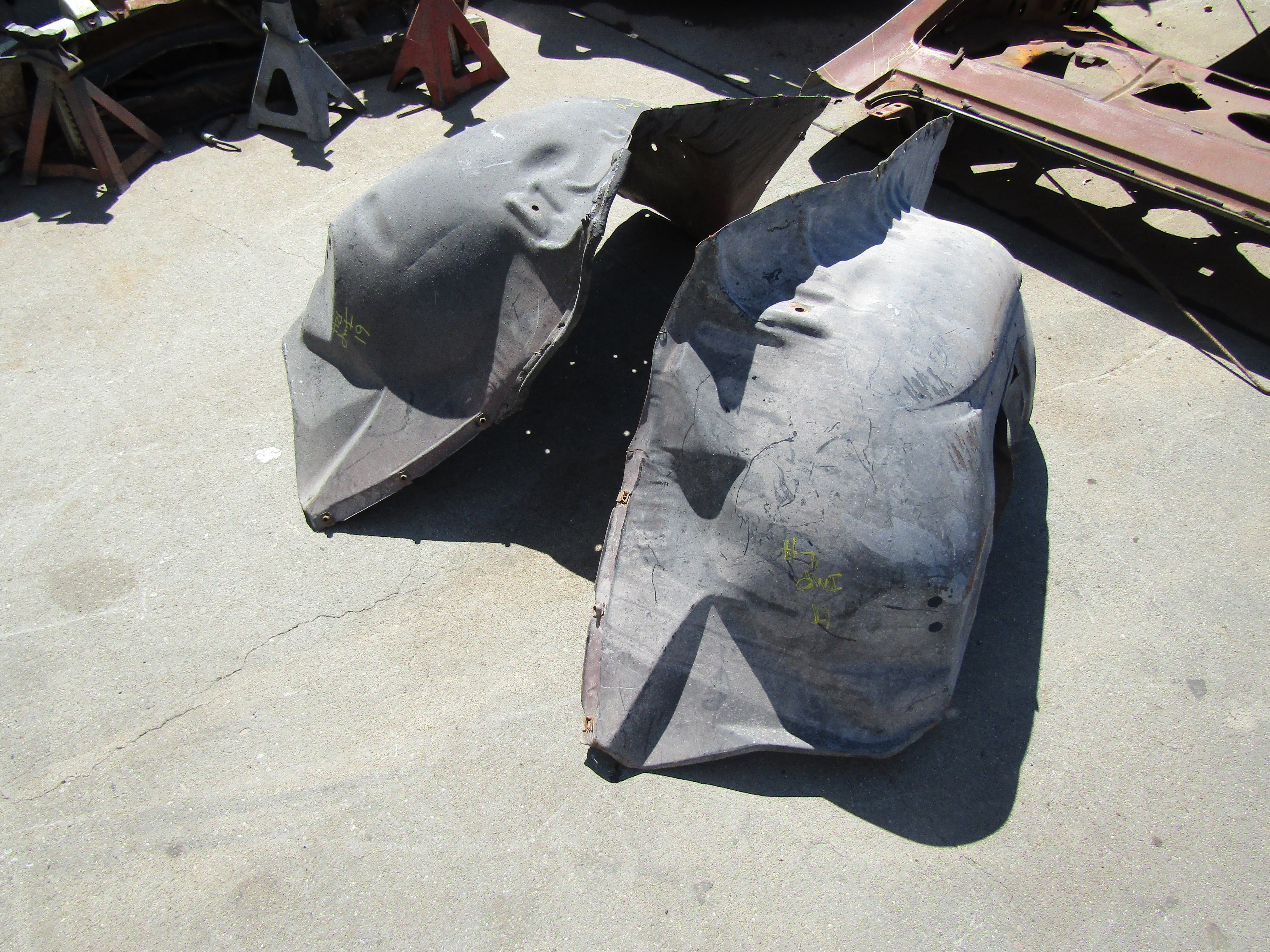 1961, Chevrolet, Impala, Left, and, Right, Inner, Fender,