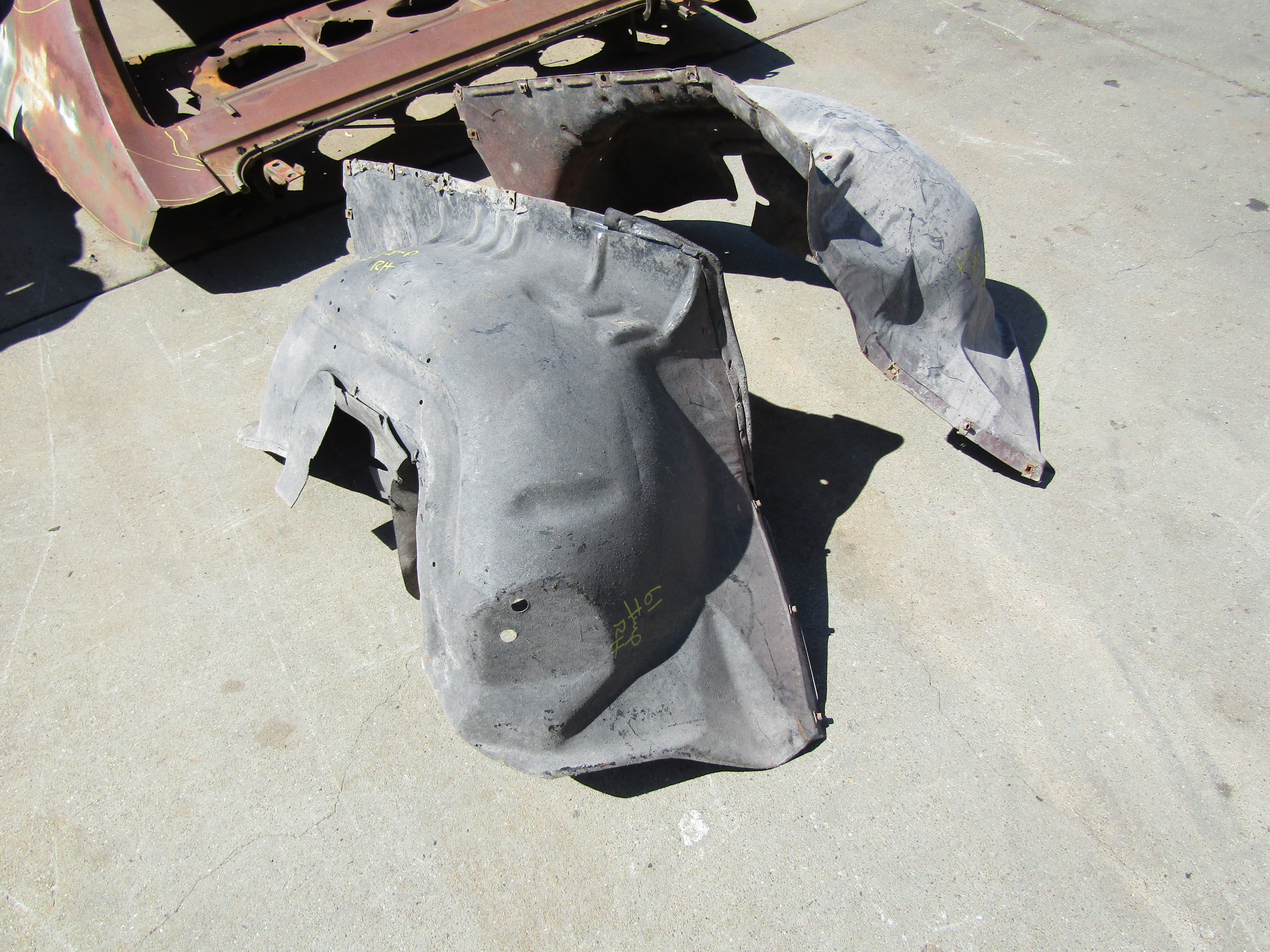 1961, Chevrolet, Impala, Left, and, Right, Inner, Fender,