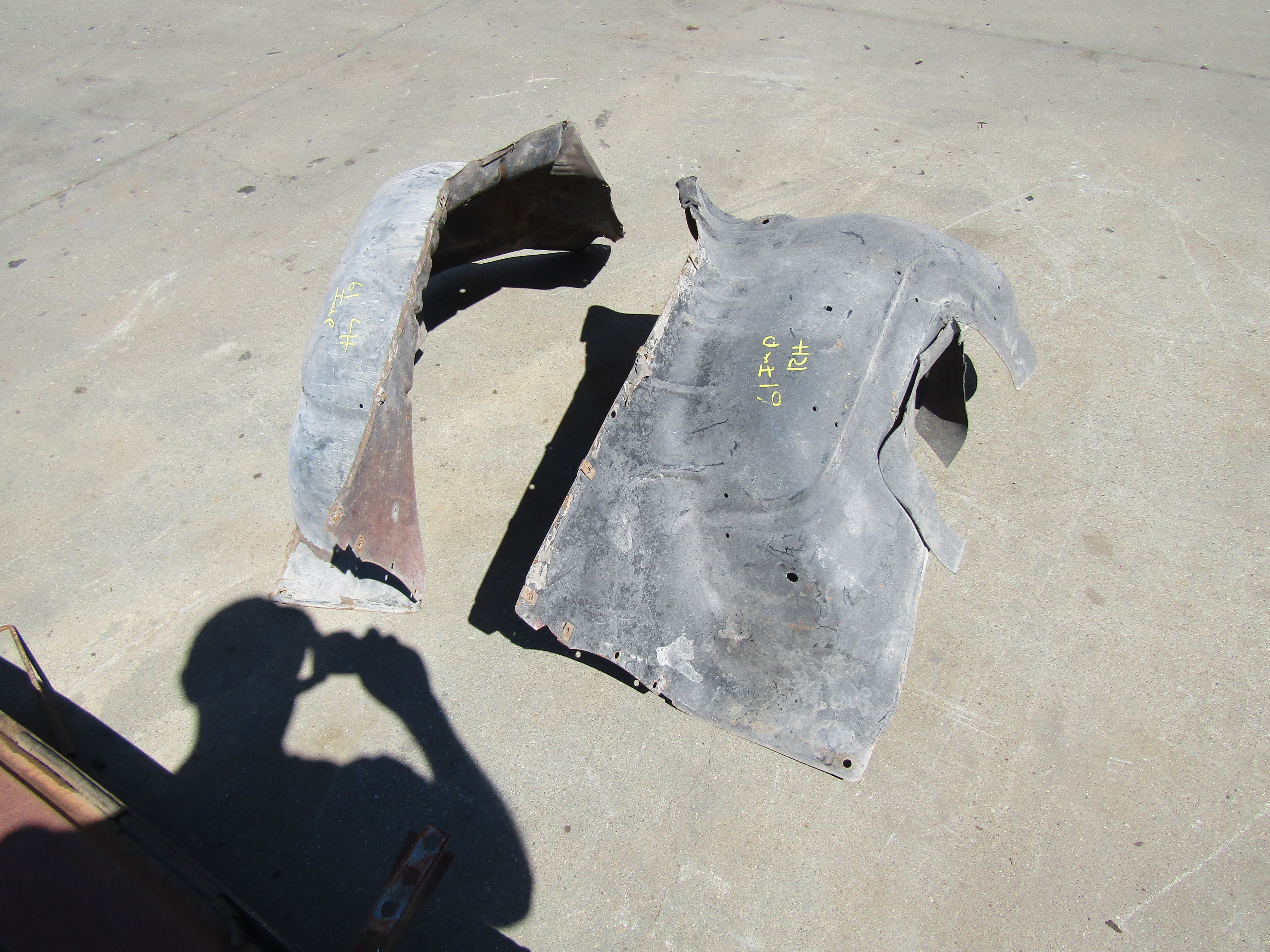 1961, Chevrolet, Impala, Left, and, Right, Inner, Fender,