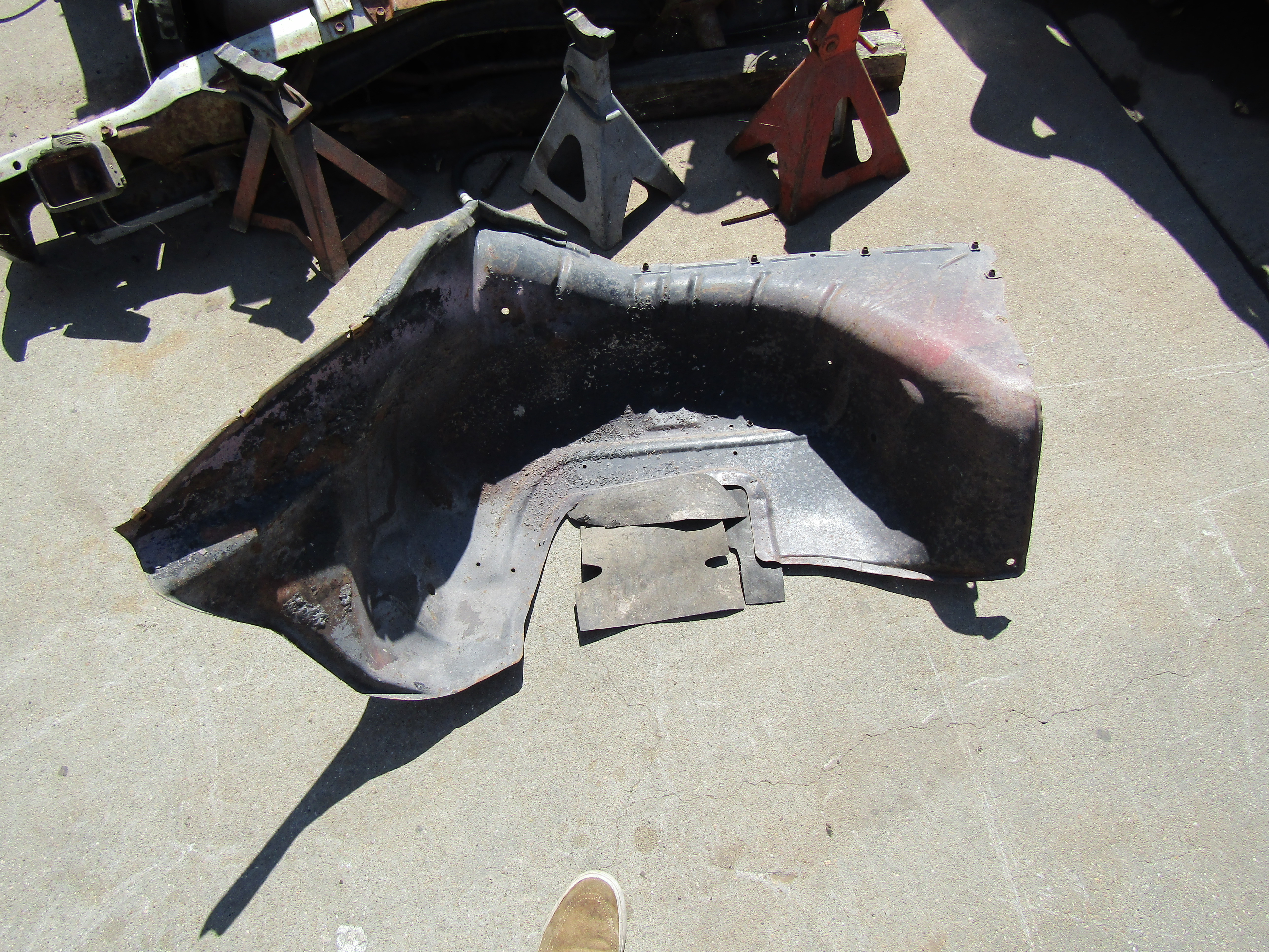 1961, Chevrolet, Impala, Left, and, Right, Inner, Fender,