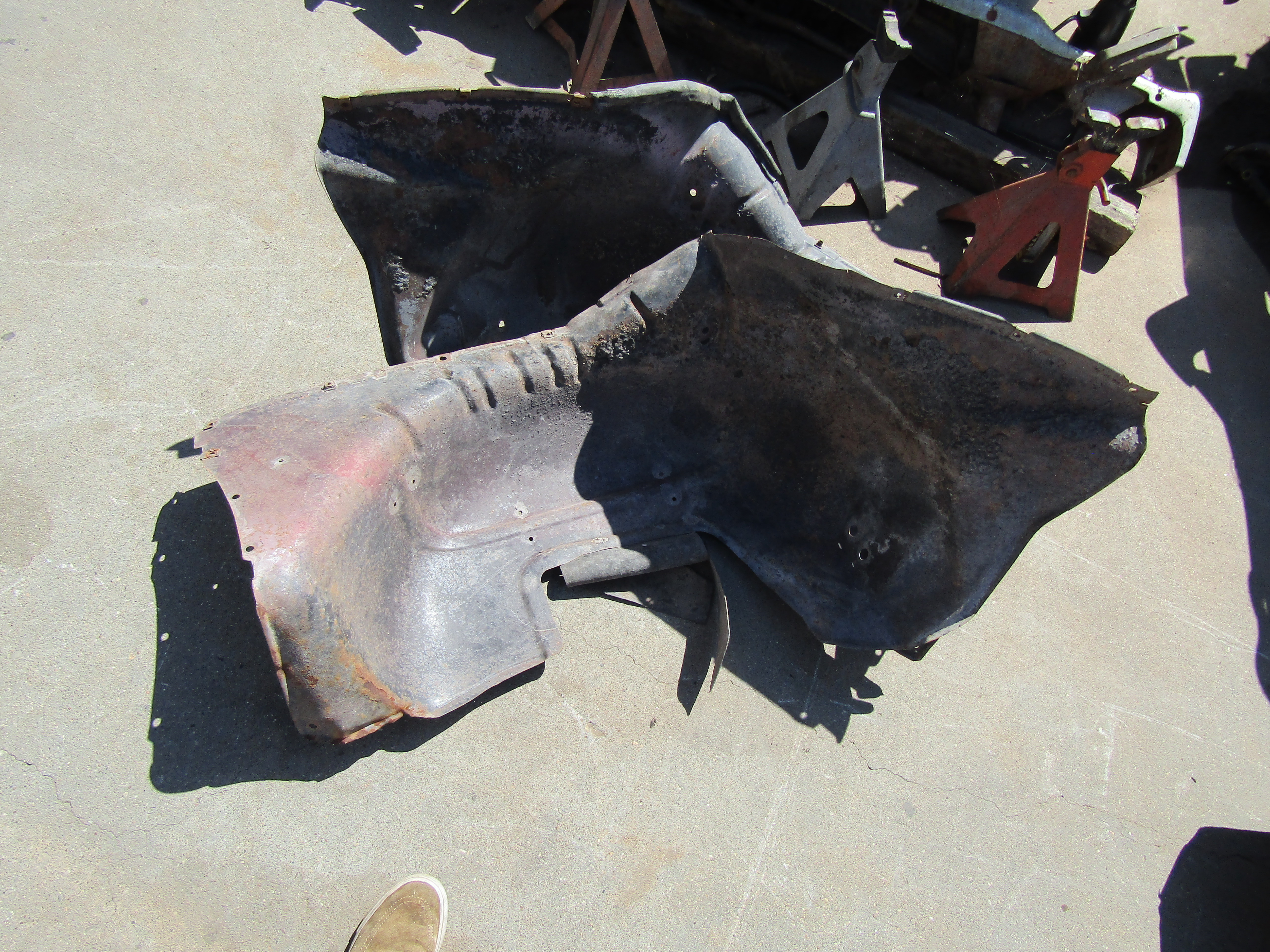 1961, Chevrolet, Impala, Left, and, Right, Inner, Fender,