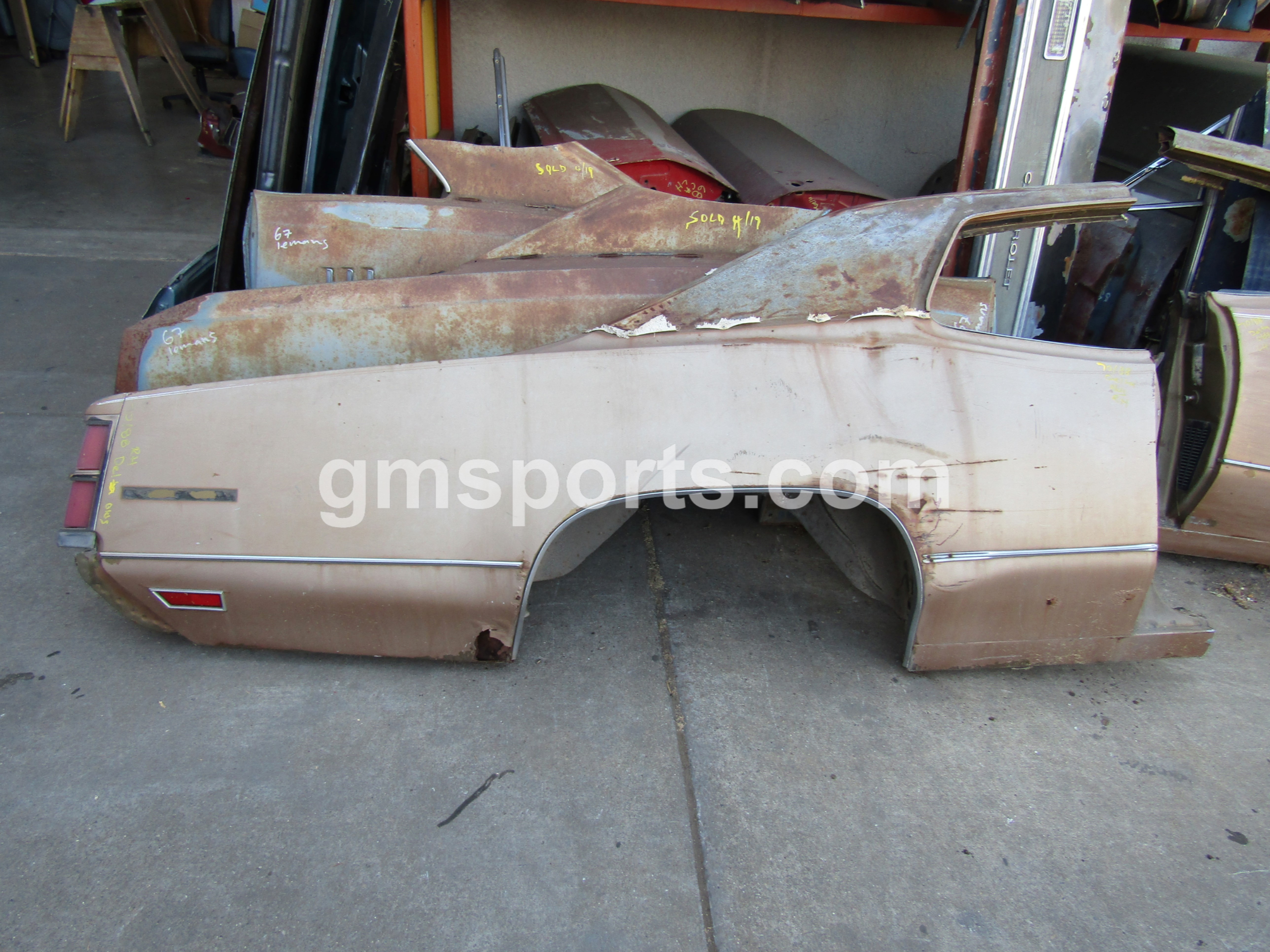 1970, Oldsmobile, 88, Right, Quarter, Panel,