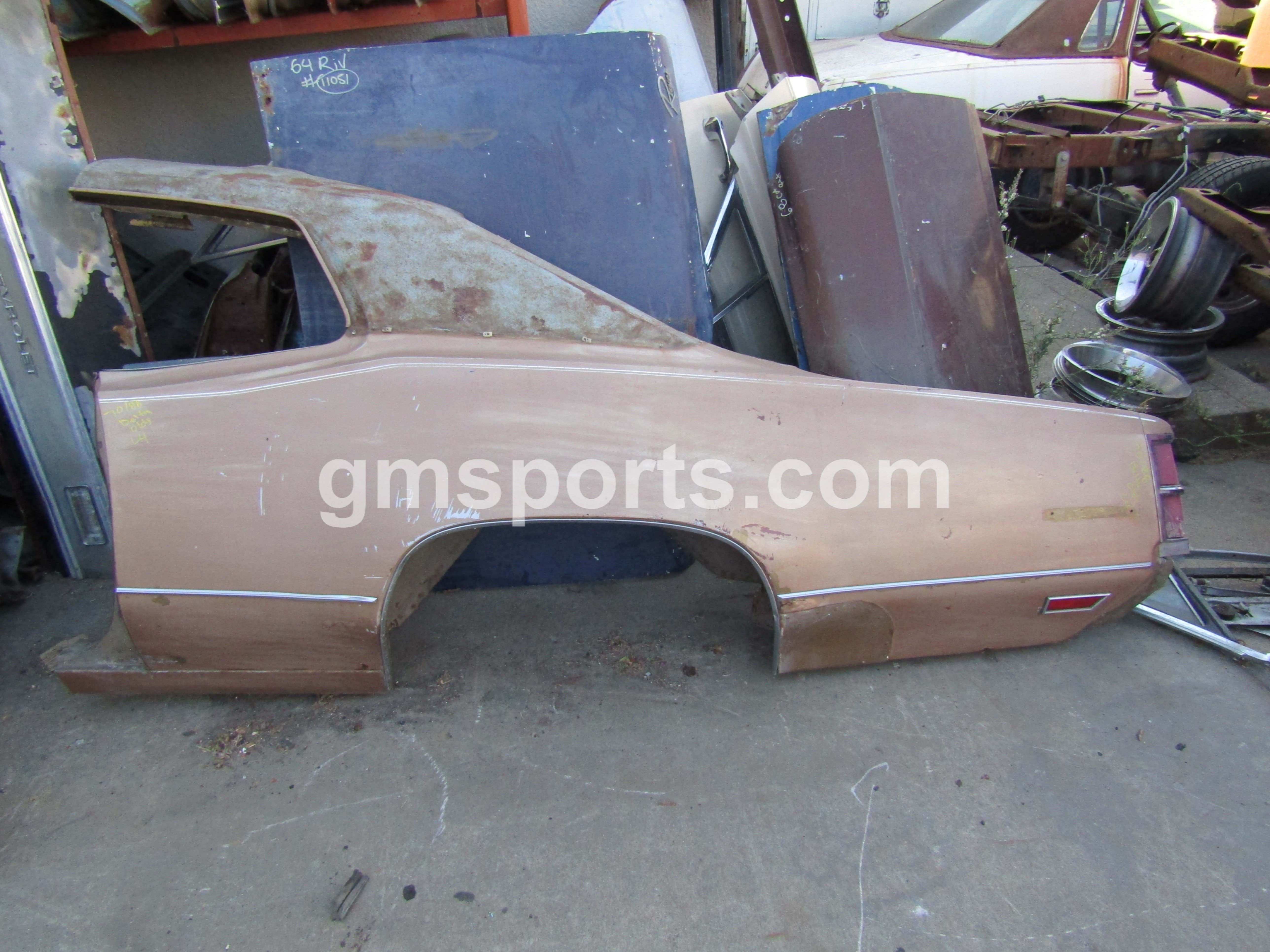 1970, Oldsmobile, 88, Left, Quarter, Panel,