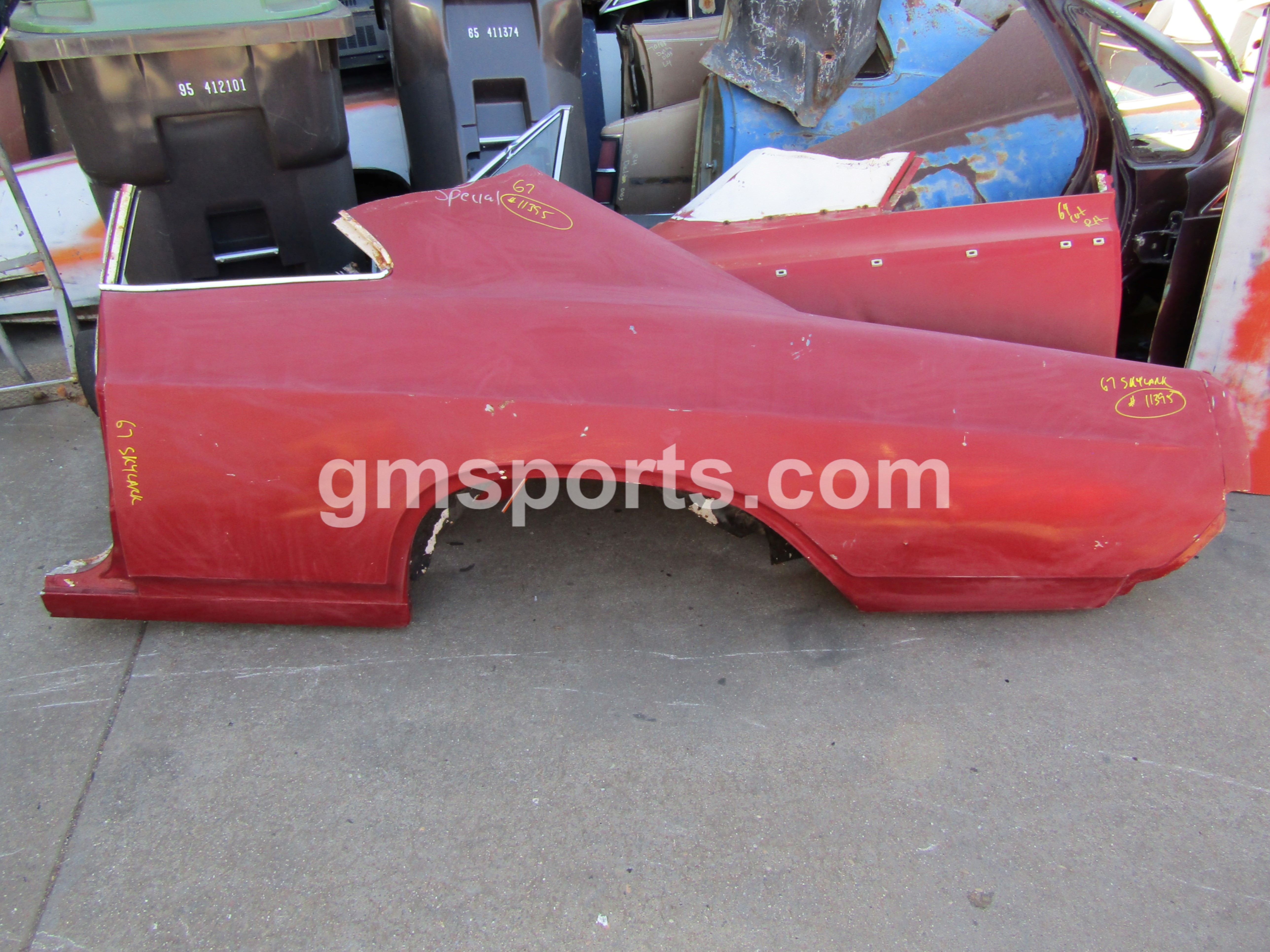 1967, 1966, Buick, Skylark, left, quarter, Panel
