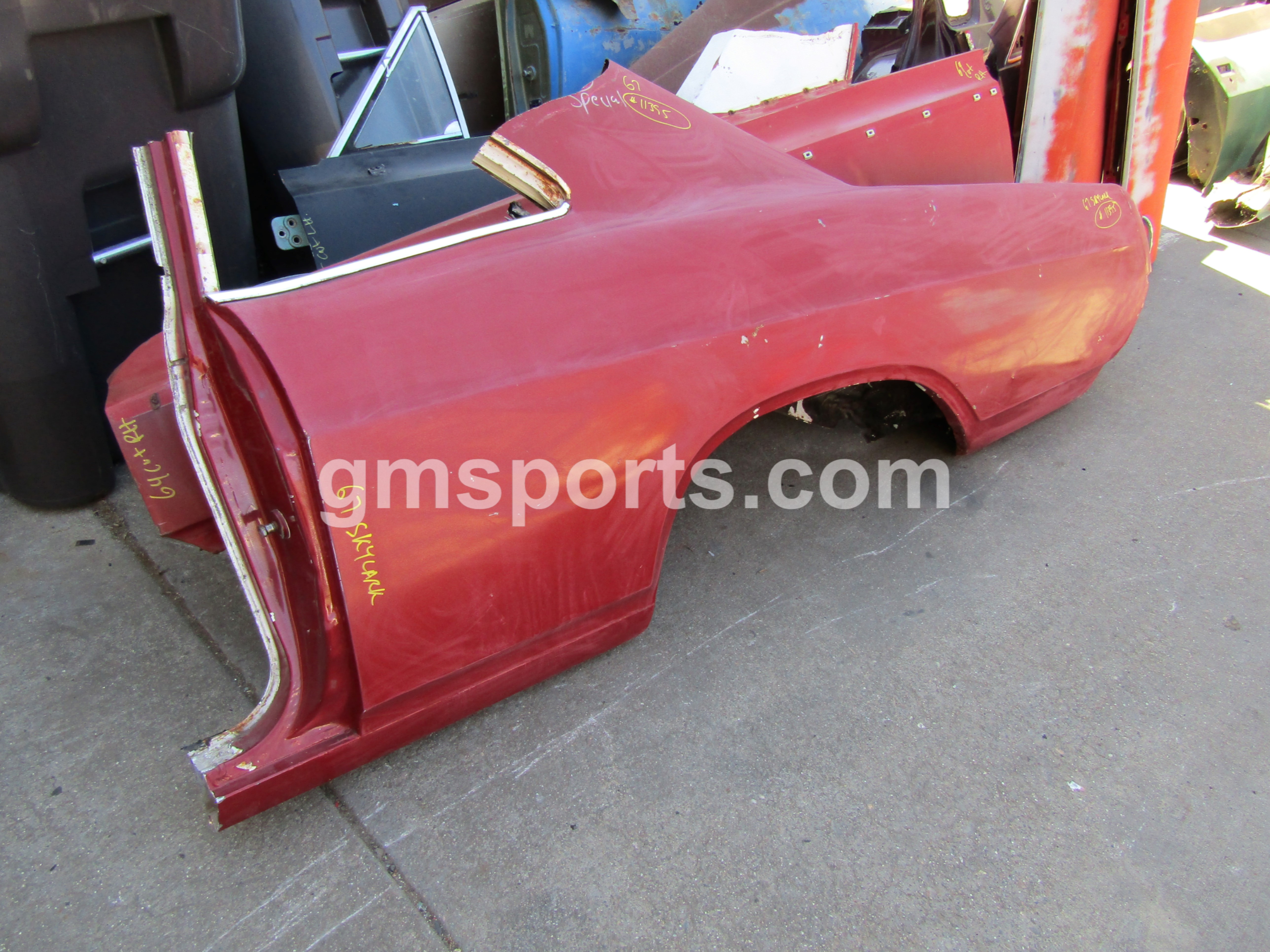 1967, 1966, Buick, Skylark, left, quarter, Panel