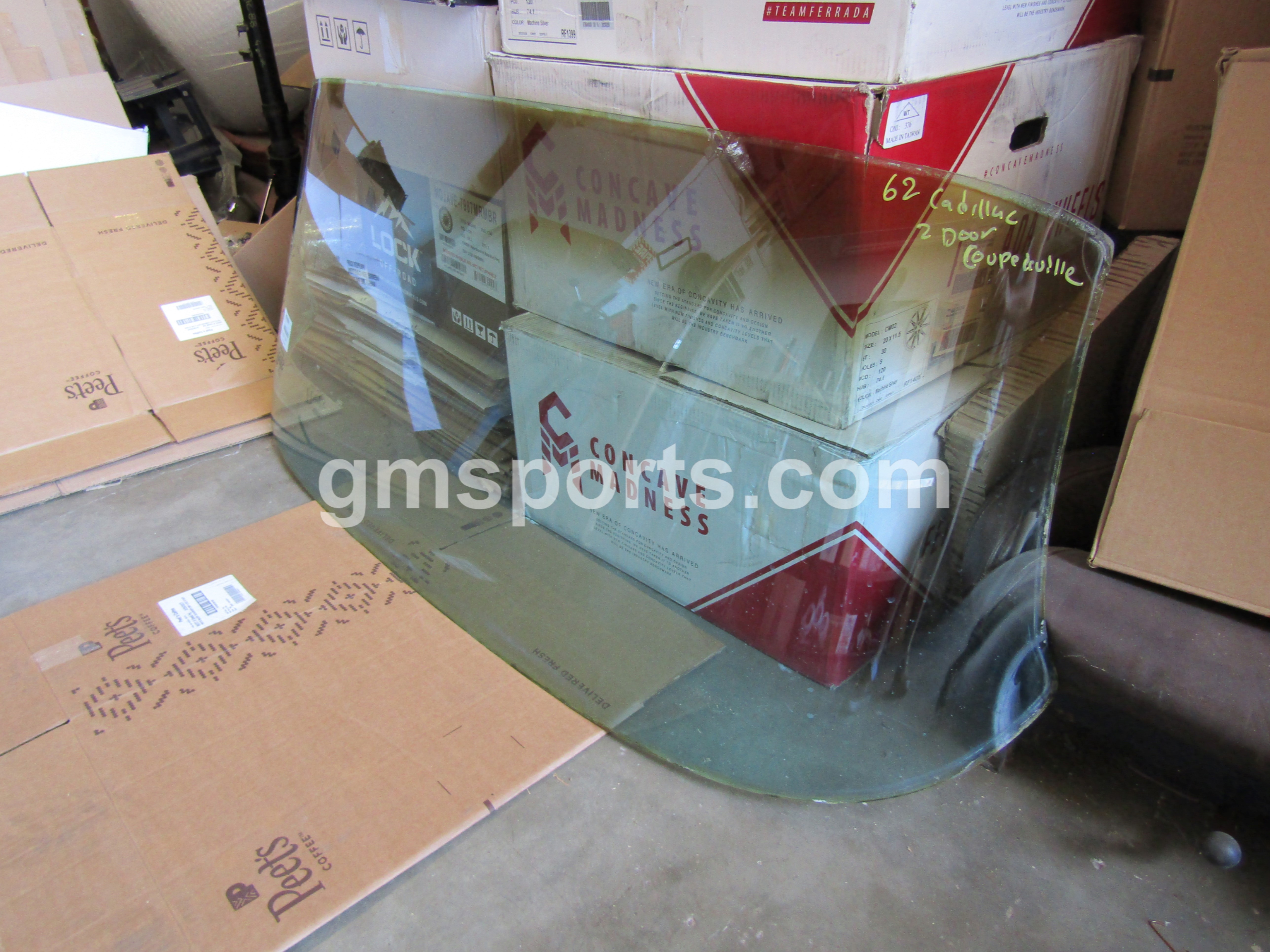 1962, Cadillac, Deville, 2, Door, Hard, Top, Coupe, Windshield,