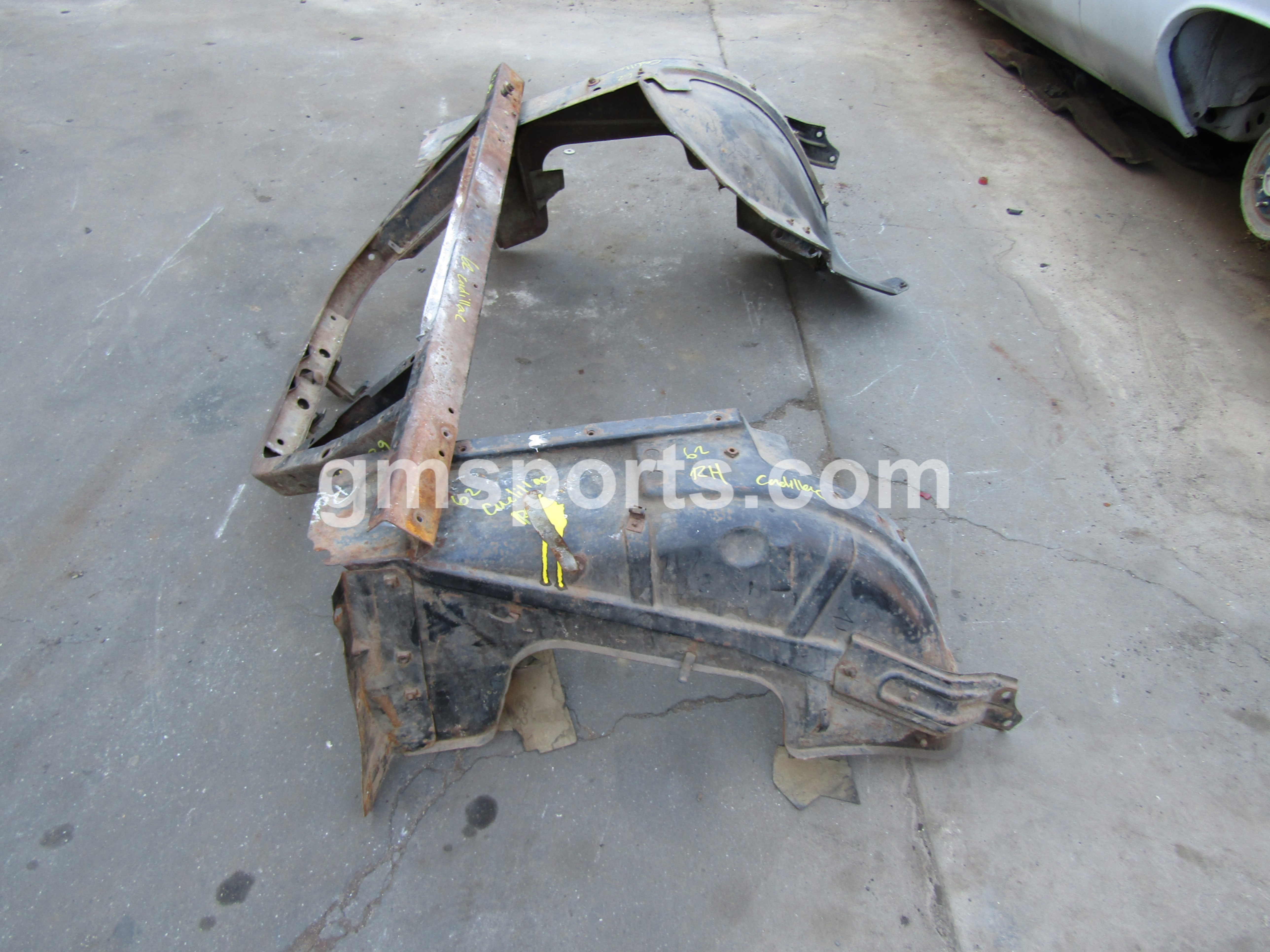 1962, Cadillac, Deville, 2, Door, Hard, Top, Coupe, Radiator, Support, and,inner,fender,right,left,
