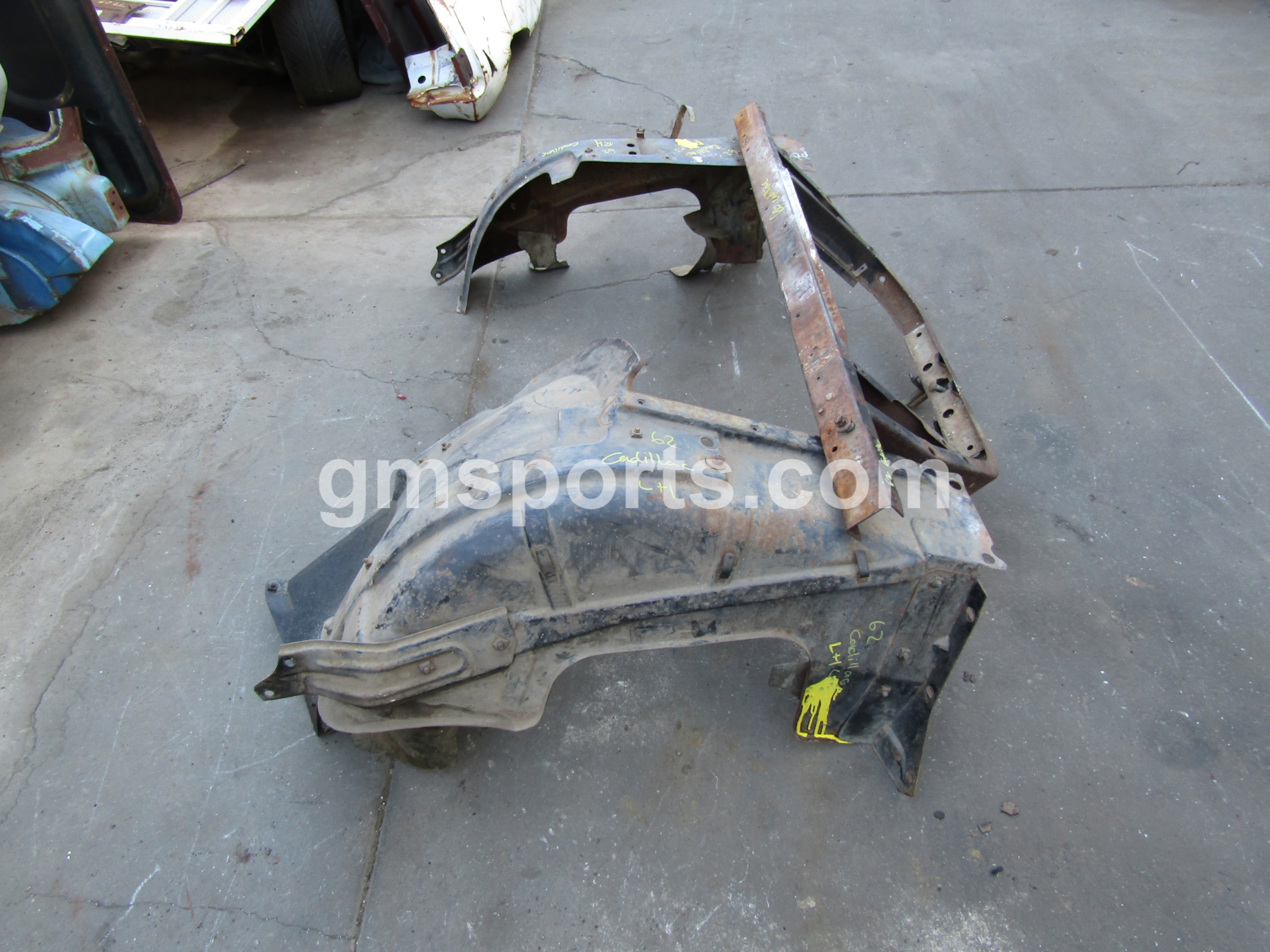 1962, Cadillac, Deville, 2, Door, Hard, Top, Coupe, Radiator, Support, and,inner,fender,right,left,