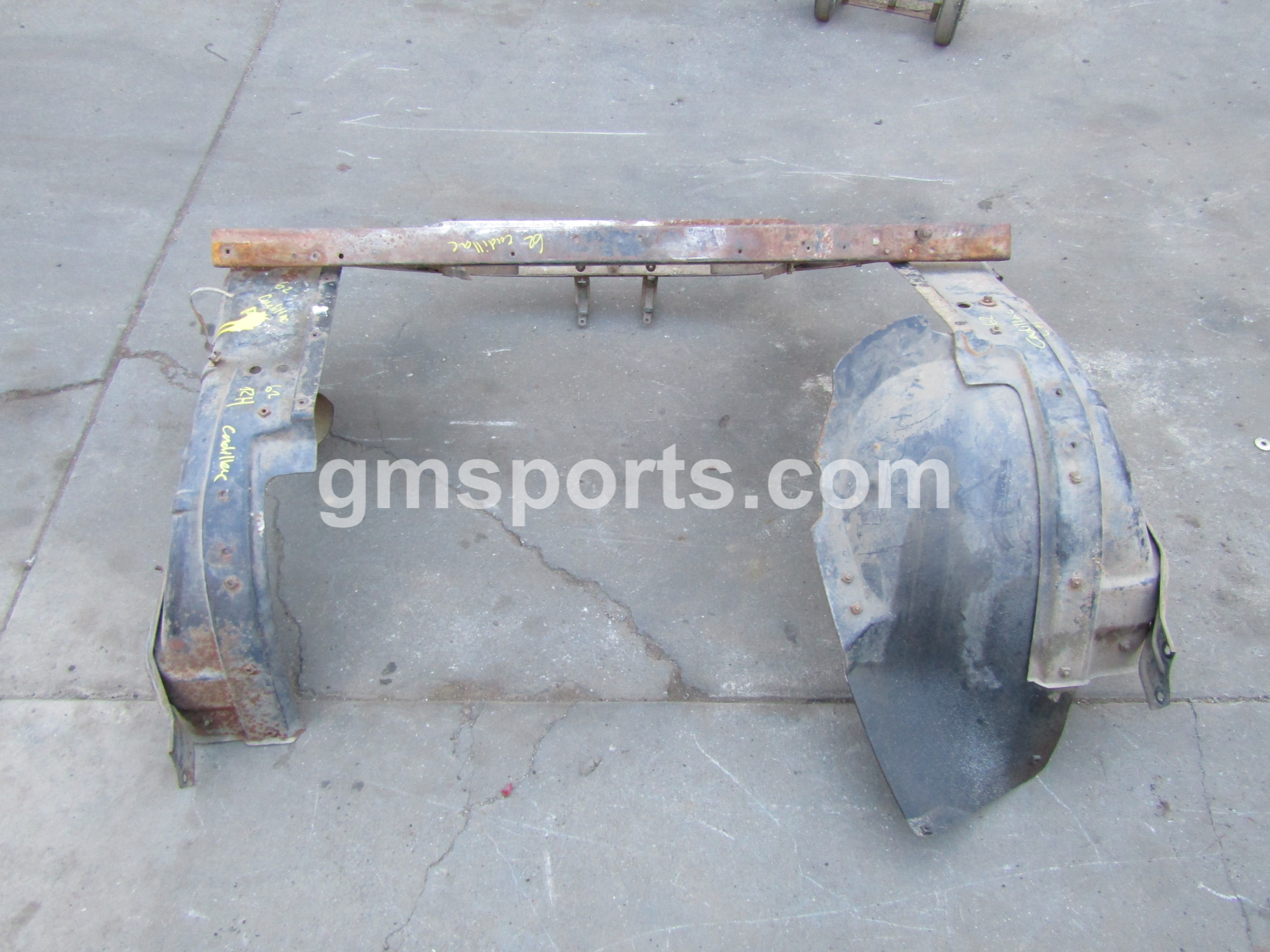 1962, Cadillac, Deville, 2, Door, Hard, Top, Coupe, Radiator, Support, and,inner,fender,right,left,