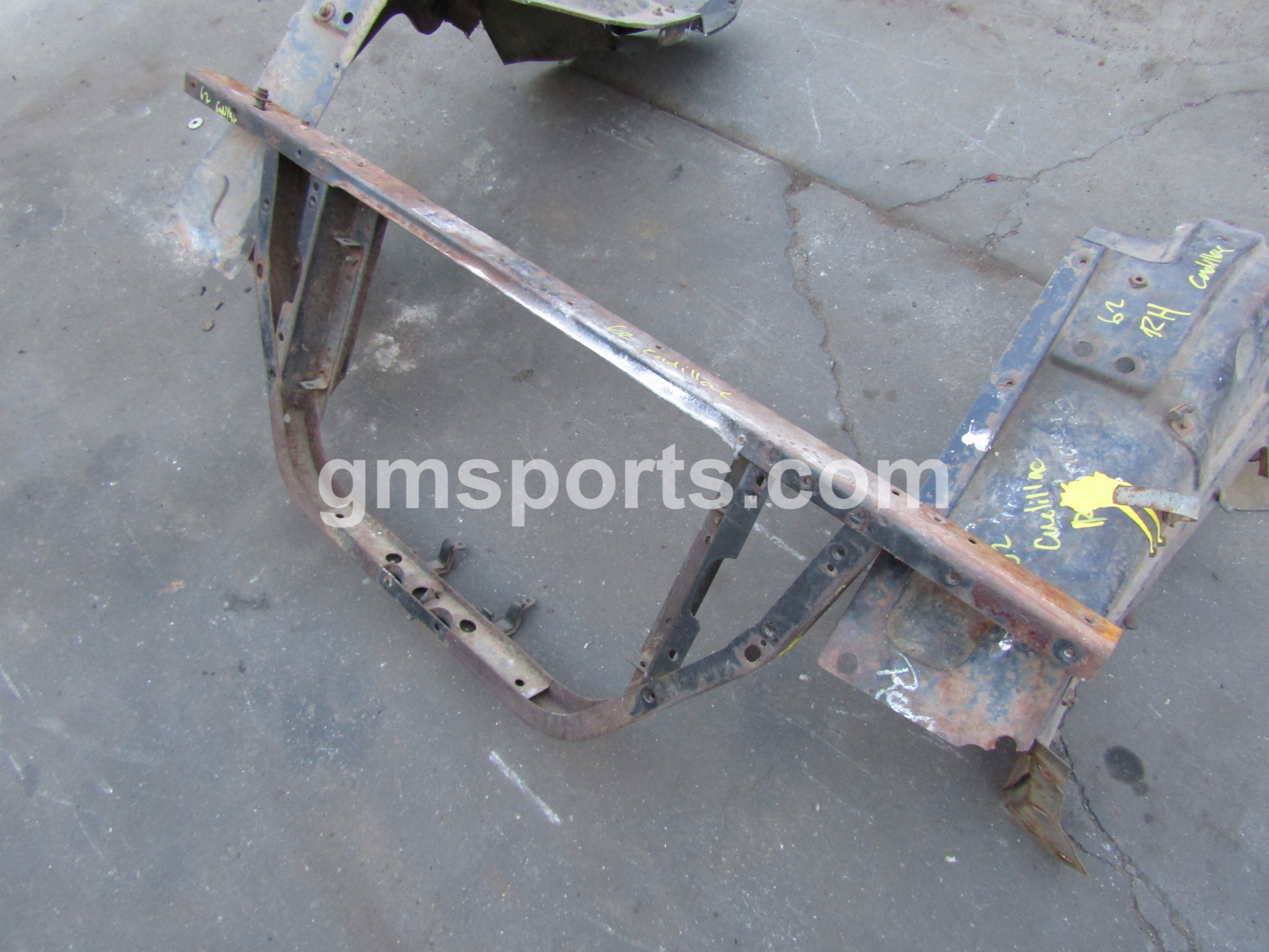 1962, Cadillac, Deville, 2, Door, Hard, Top, Coupe, Radiator, Support, and,inner,fender,right,left,