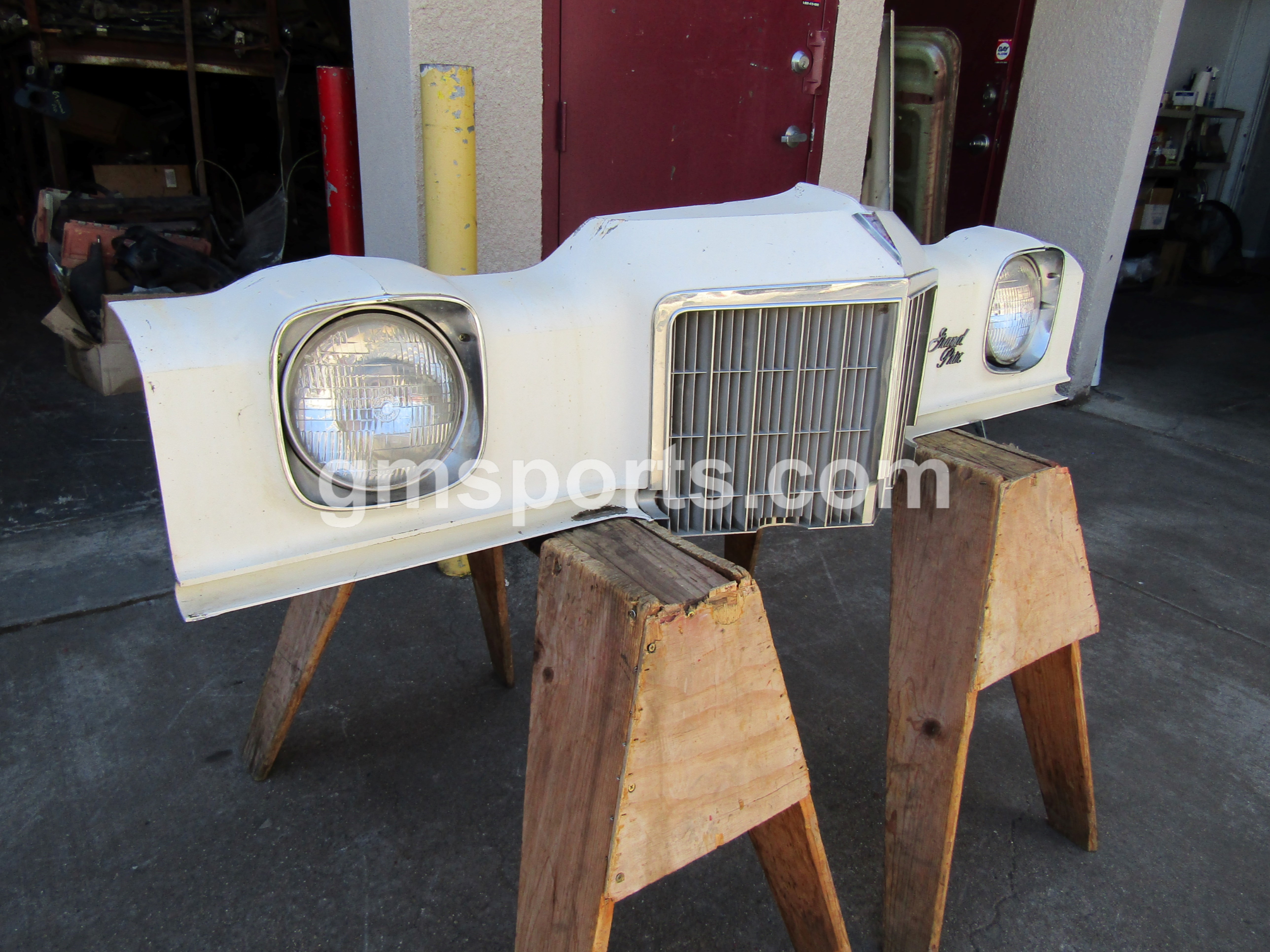 1971, 1972, Pontiac, Grand, Prix, Header, Panel, Assembly, Headlight, Bezel, Grill