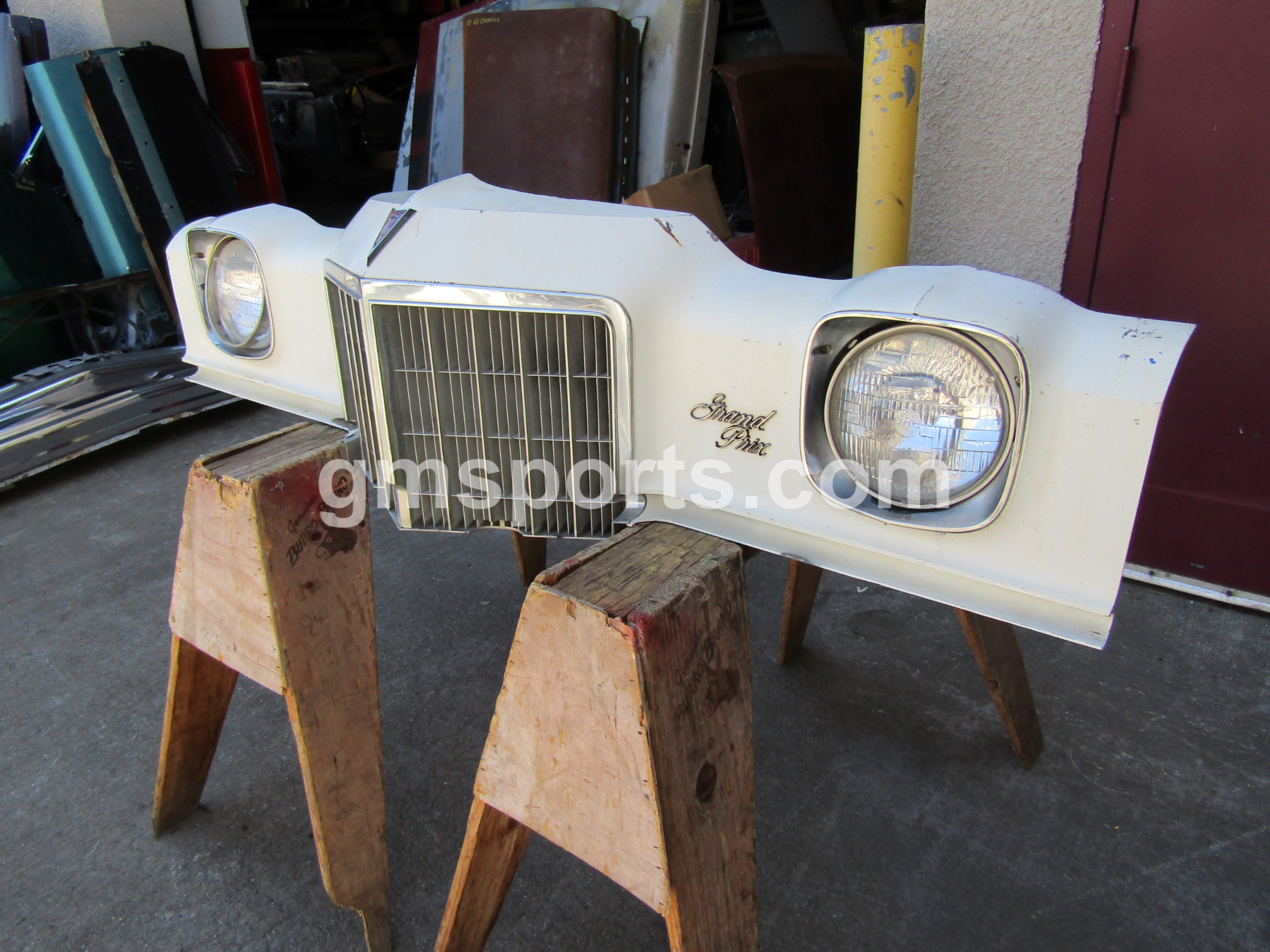 1971, 1972, Pontiac, Grand, Prix, Header, Panel, Assembly, Headlight, Bezel, Grill