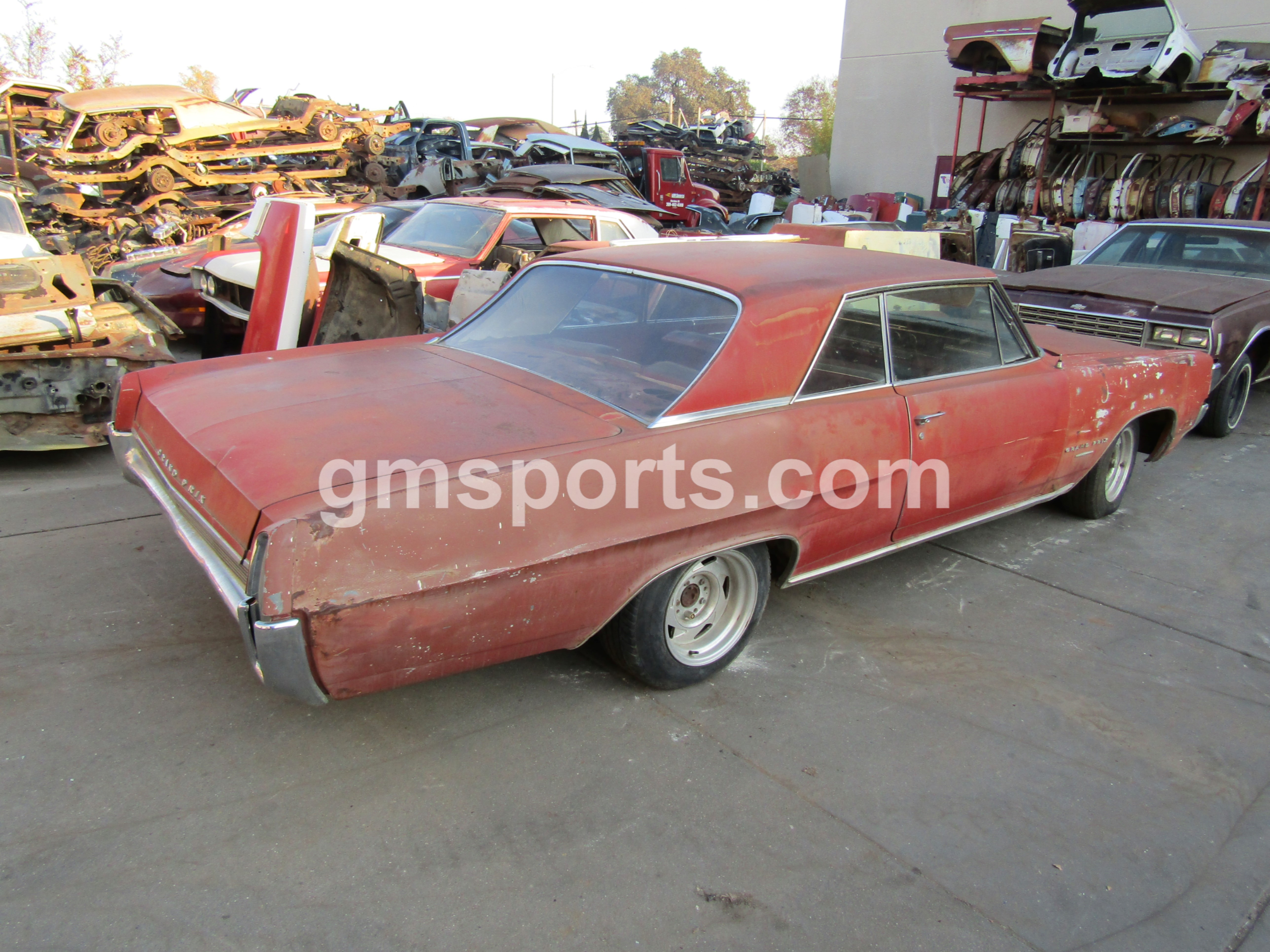 1964, Pontiac, Grand, Prix,hood,front,rear,left,right,fender,bumper,door,455,roof,quarter,panel,frame,deck,lid,trunk,suspension,bucket,seats,upper,lower,dash,console,floor,