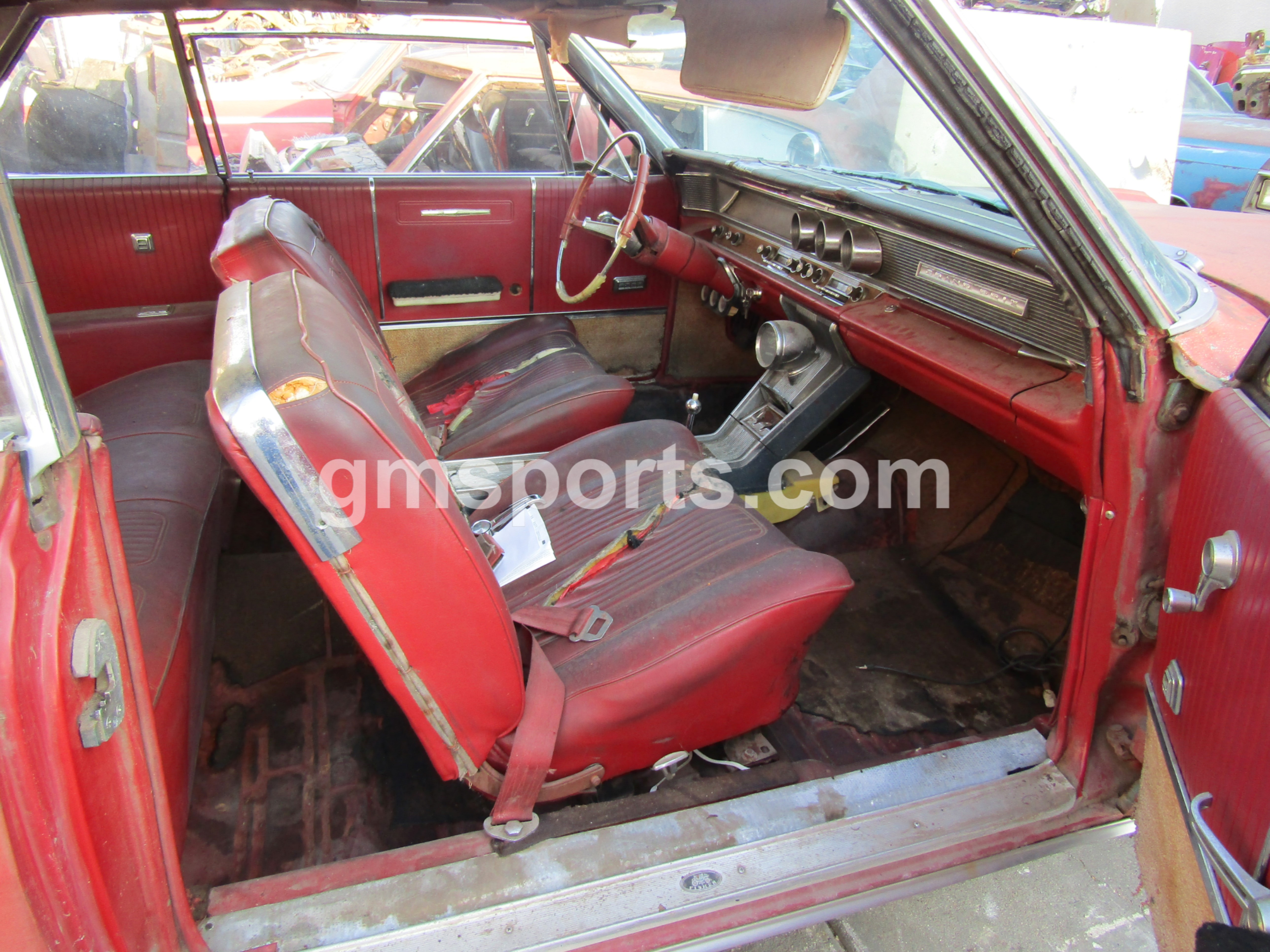 1964, Pontiac, Grand, Prix,hood,front,rear,left,right,fender,bumper,door,455,roof,quarter,panel,frame,deck,lid,trunk,suspension,bucket,seats,upper,lower,dash,console,floor,